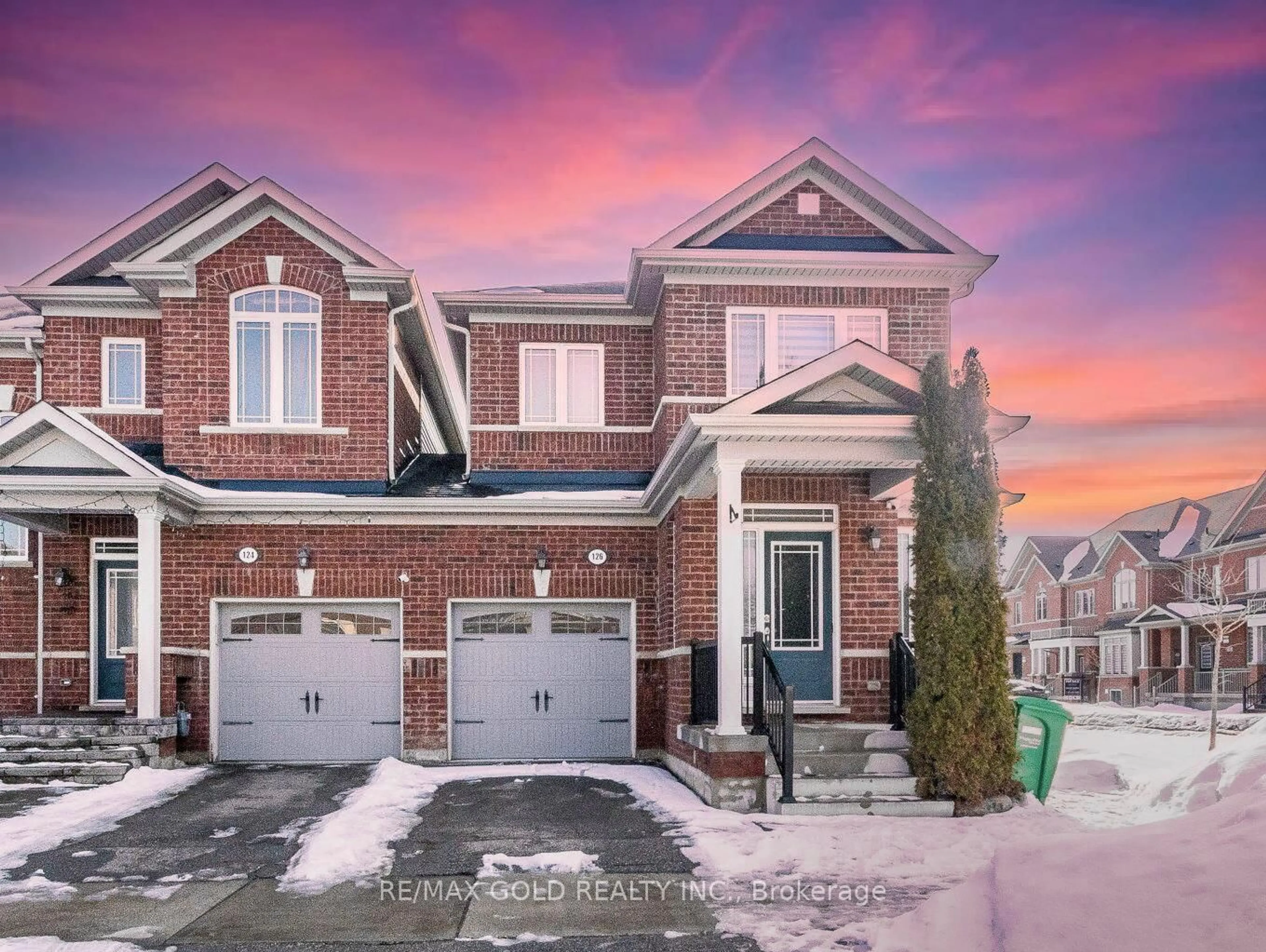 Home with brick exterior material, street for 126 Kempenfelt Tr, Brampton Ontario L7A 3Y1