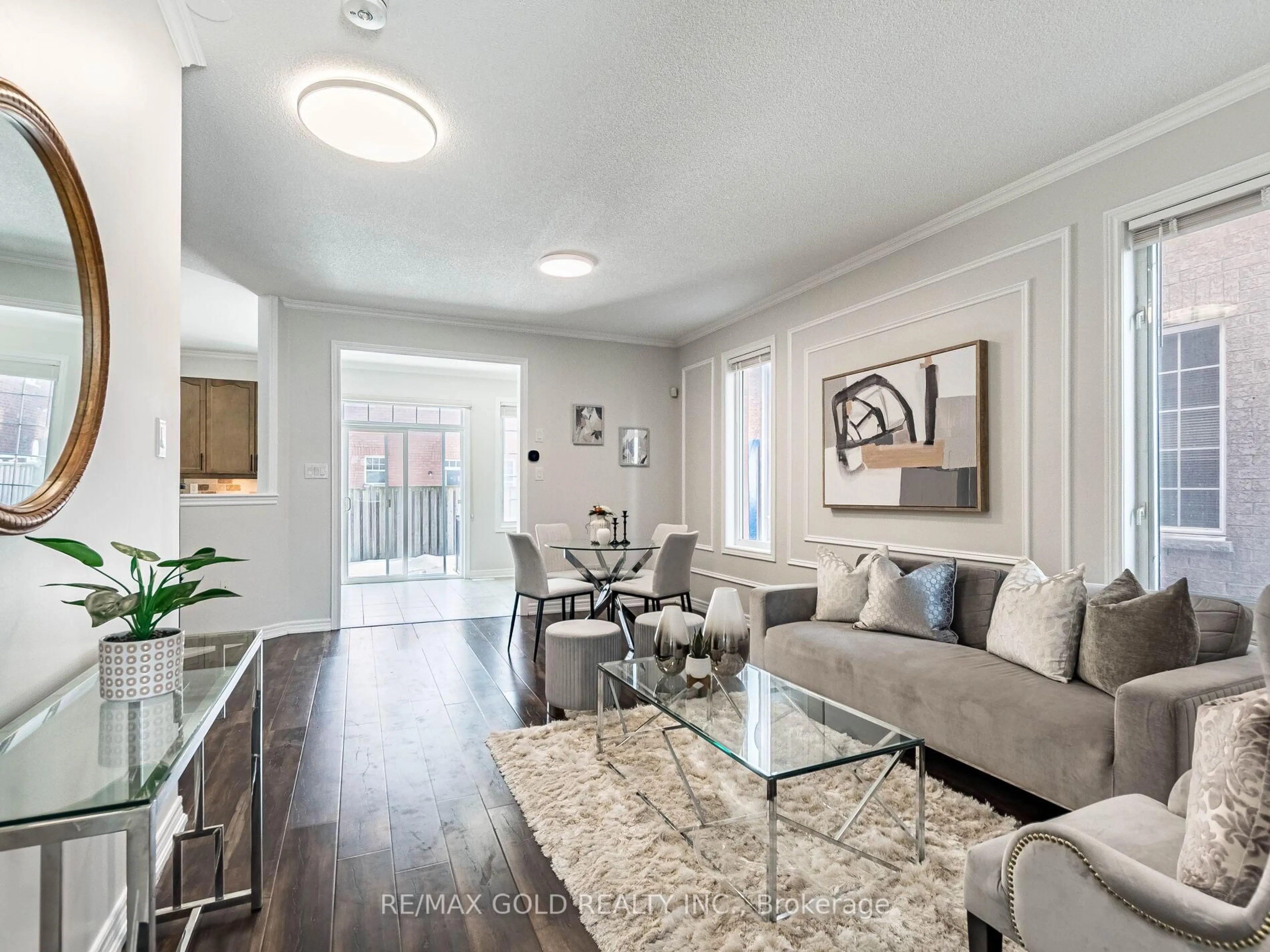 Living room with furniture, unknown for 47 Connolly Cres, Brampton Ontario L6R 0G9