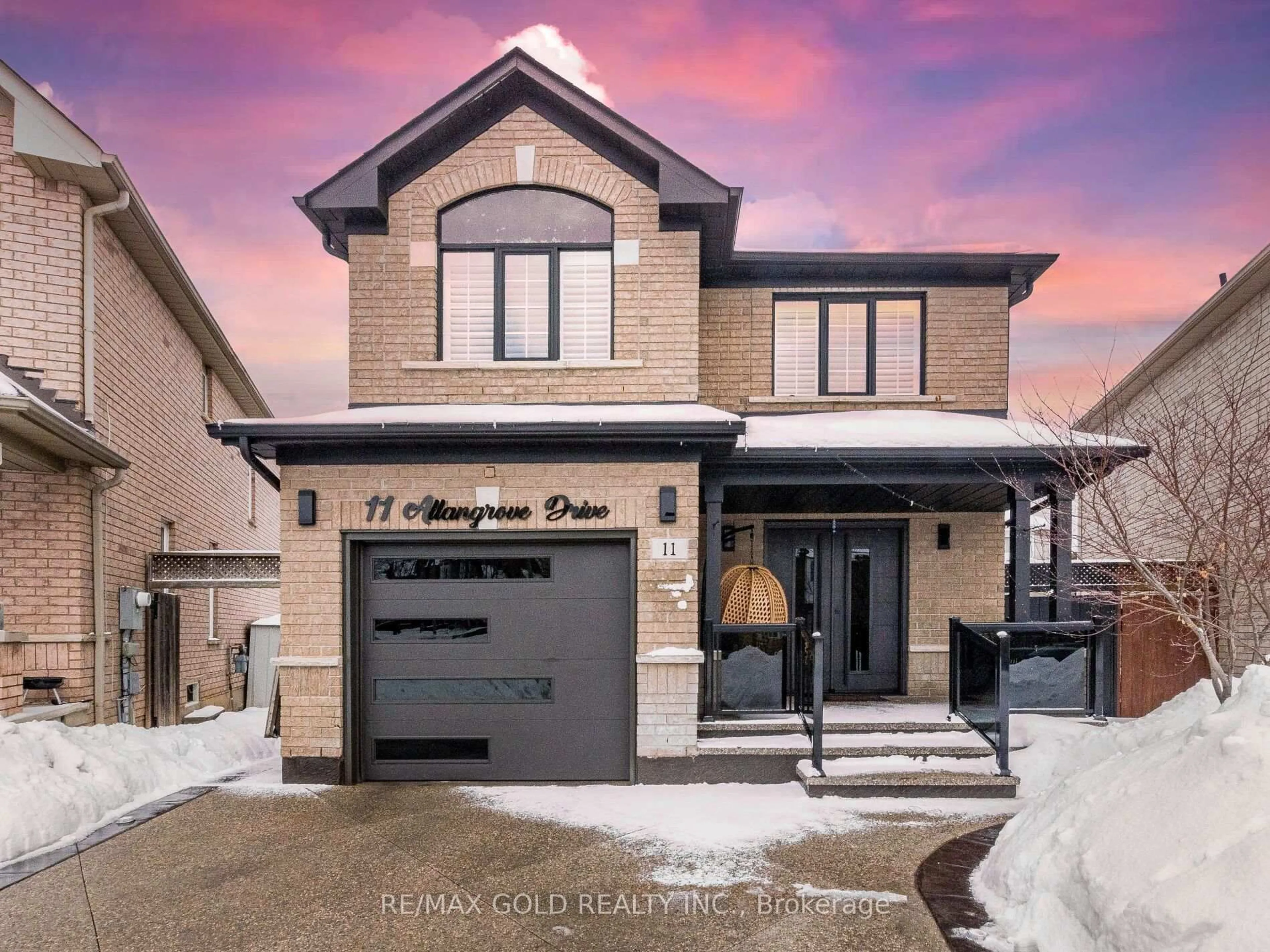Home with brick exterior material, street for 11 Allangrove Dr, Brampton Ontario L7A 2M4