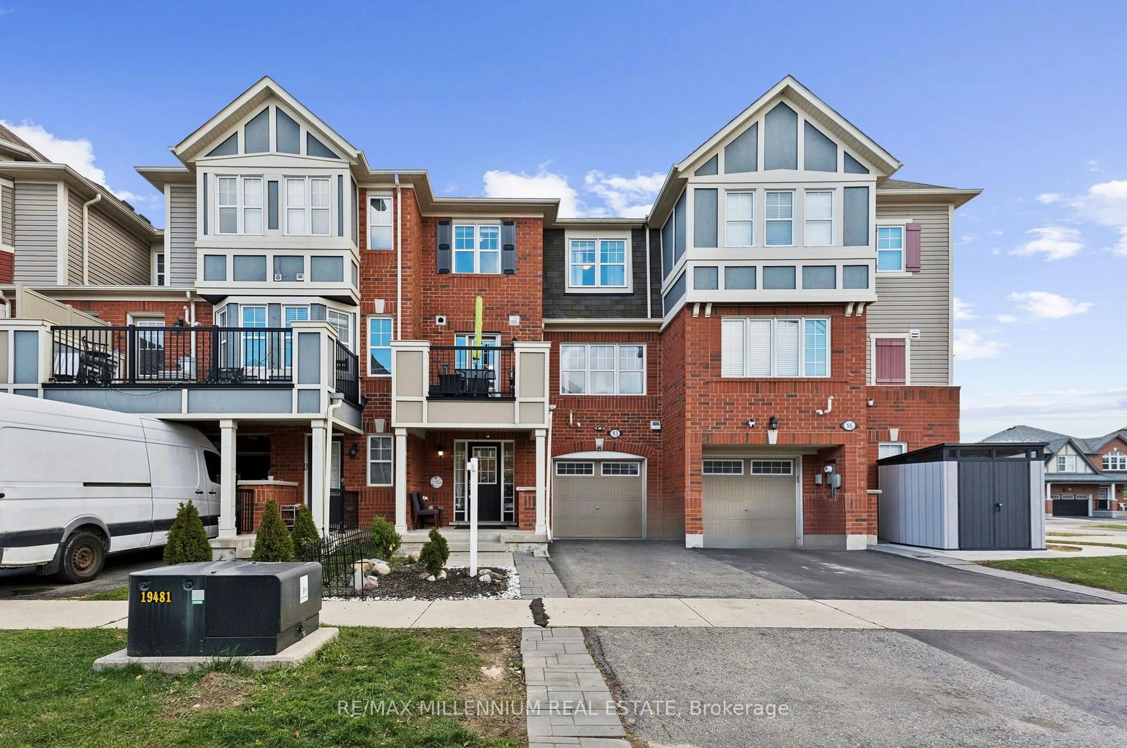 Home with brick exterior material, street for 53 Colonel Frank Ching Cres, Brampton Ontario L6Y 5W5