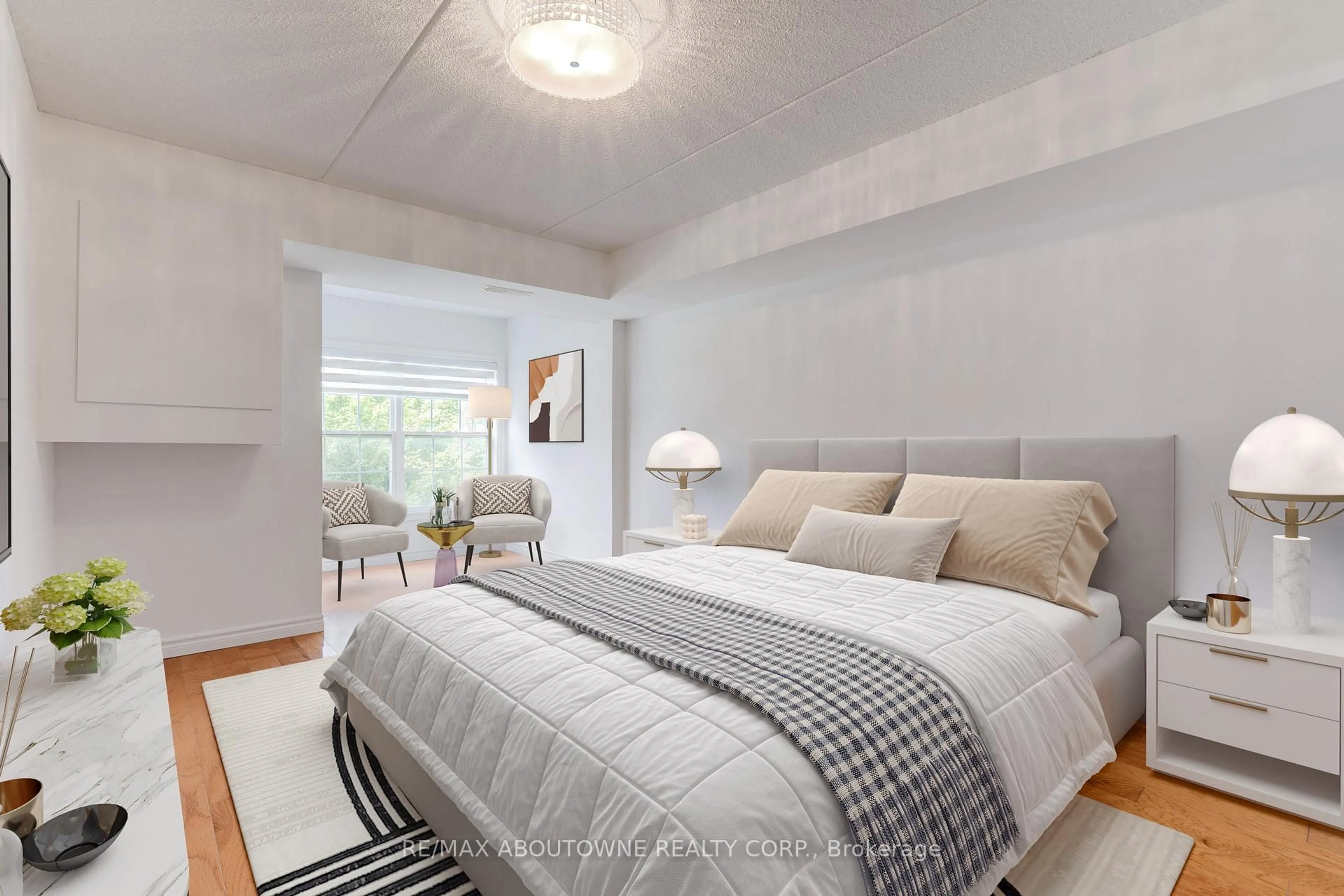 Bedroom with bed, unknown for 1460 Bishops Gate #212, Oakville Ontario L6M 4N5