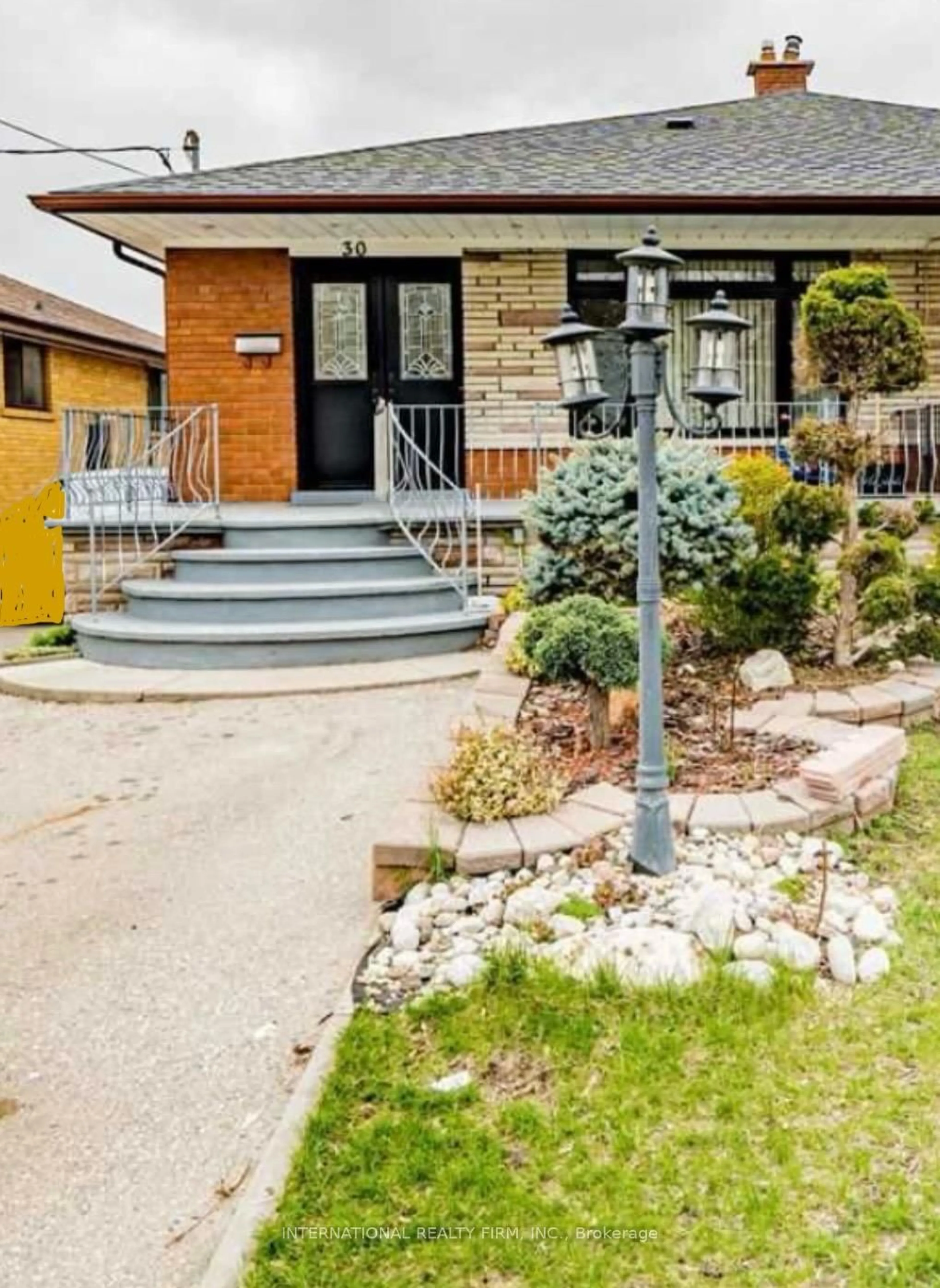 Home with brick exterior material, street for 30 Grampian Cres, Toronto Ontario M9L 2L3