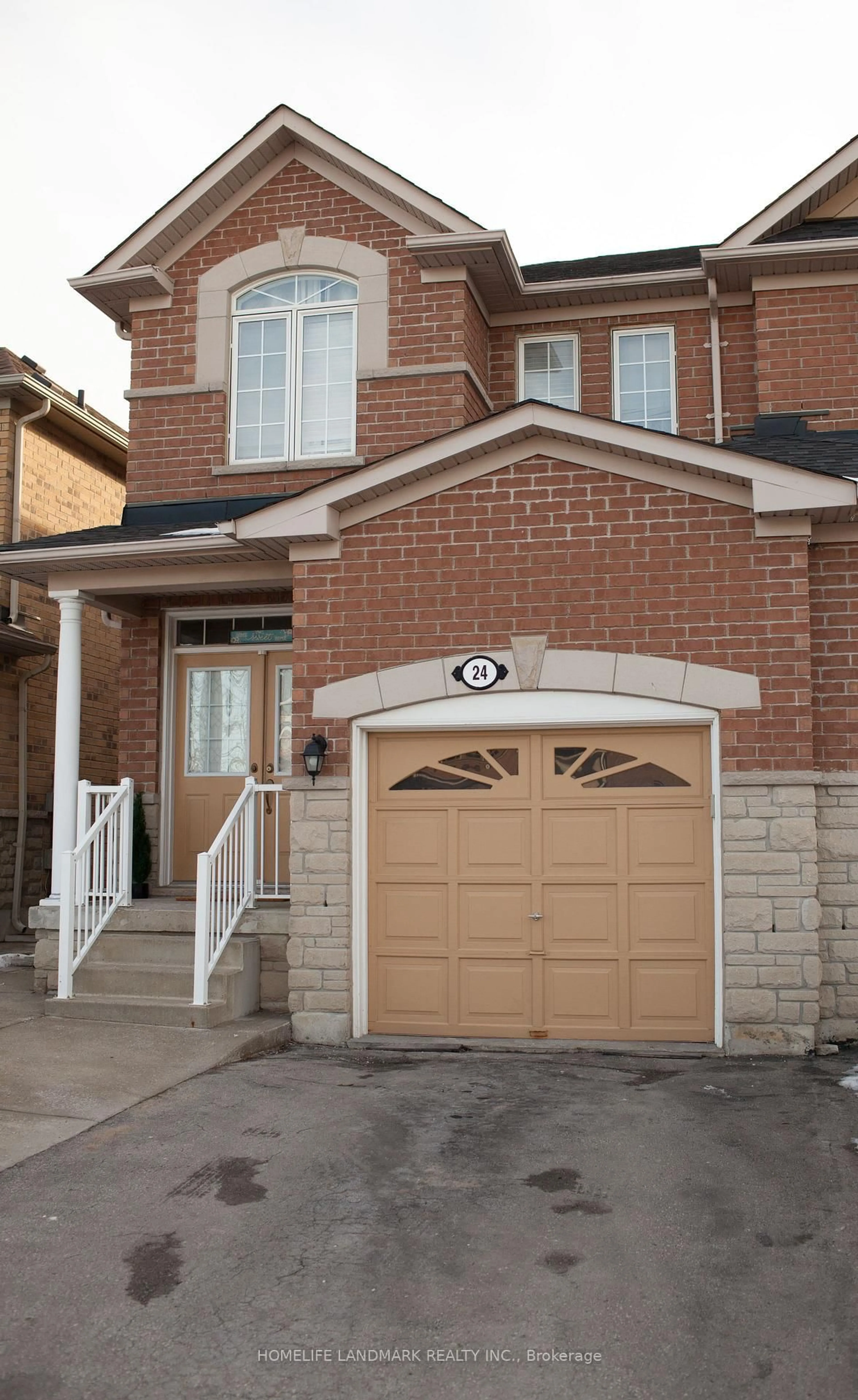 Home with brick exterior material, street for 24 Cherryplum Way, Brampton Ontario L6S 6J4