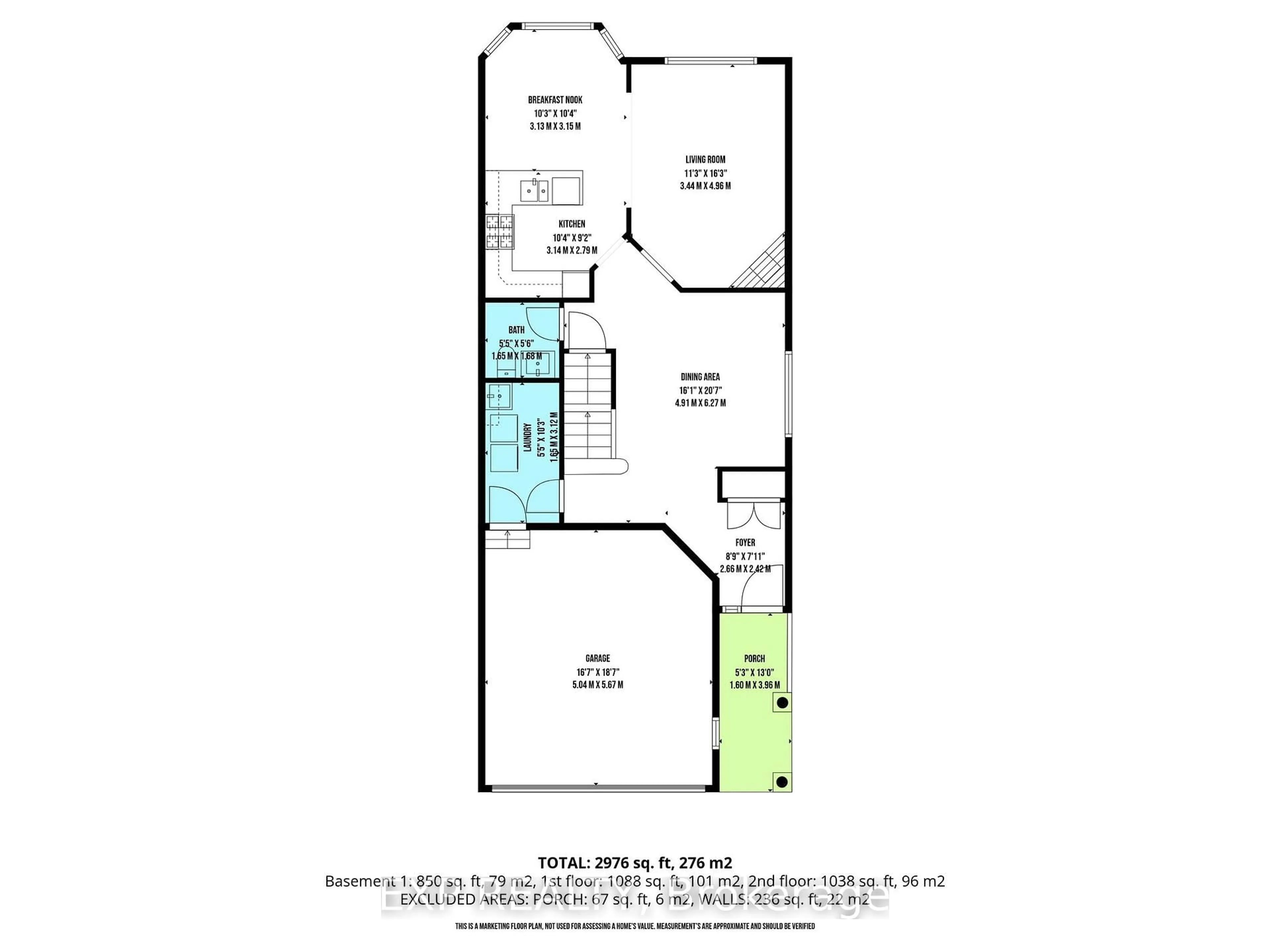 Floor plan for 6 Flintwood Ave, Caledon Ontario L7E 2W3