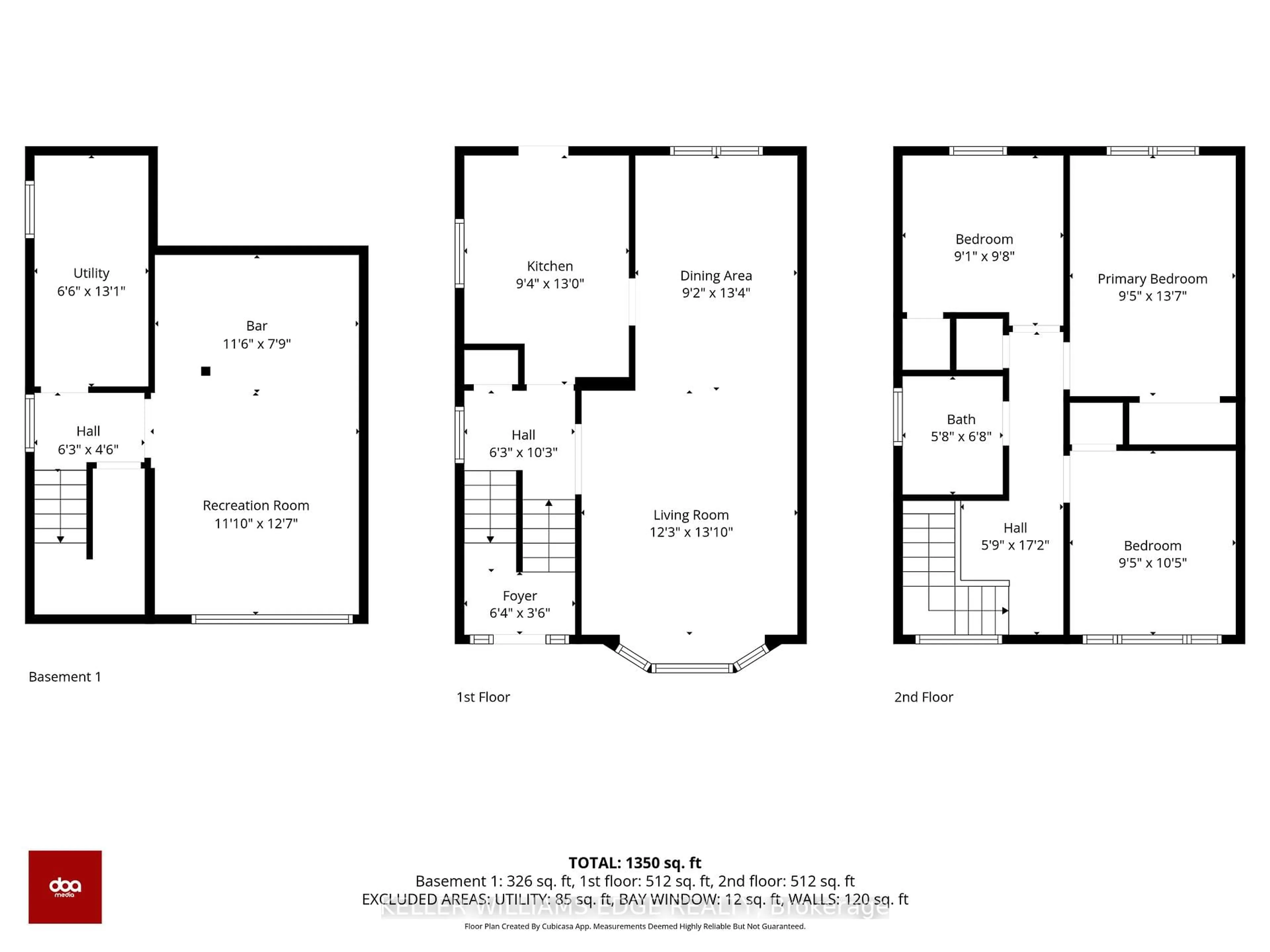 Floor plan for 4527 Bennett Rd, Burlington Ontario L7L 1Y5
