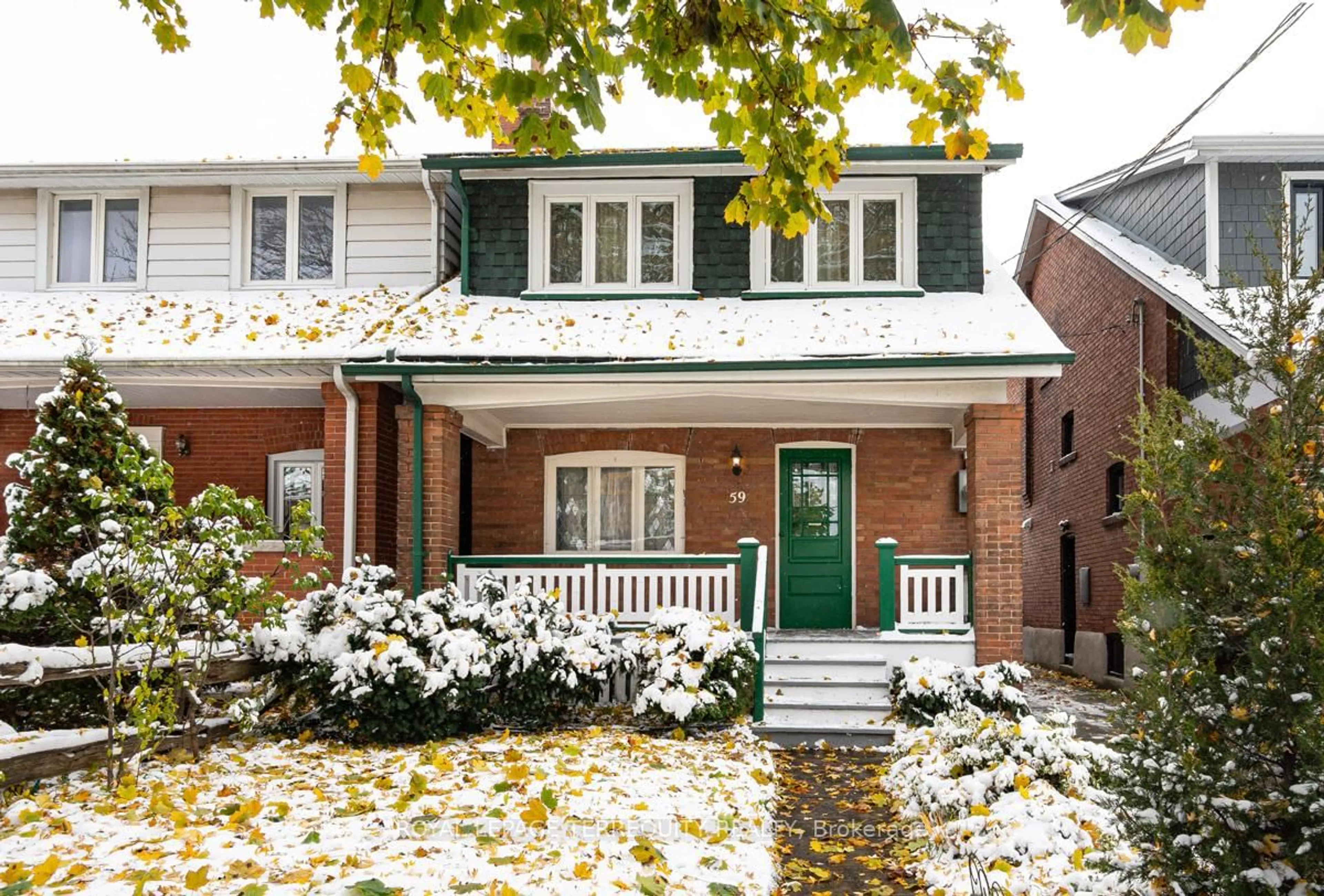 Home with brick exterior material, street for 59 Ostend Ave, Toronto Ontario M6S 1L5