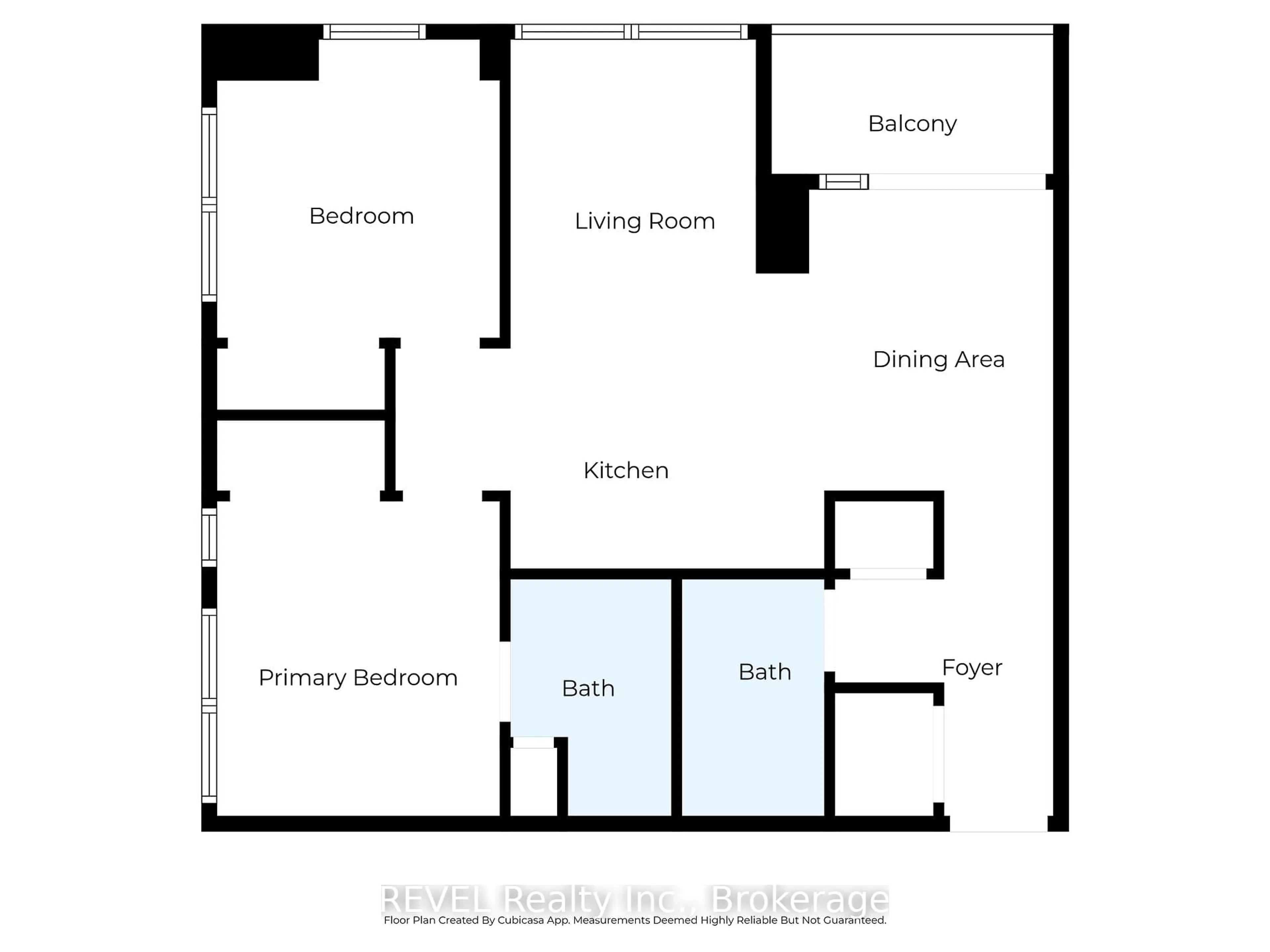 Floor plan for 2450 Old Bronte Rd #405, Oakville Ontario L6M 5P6