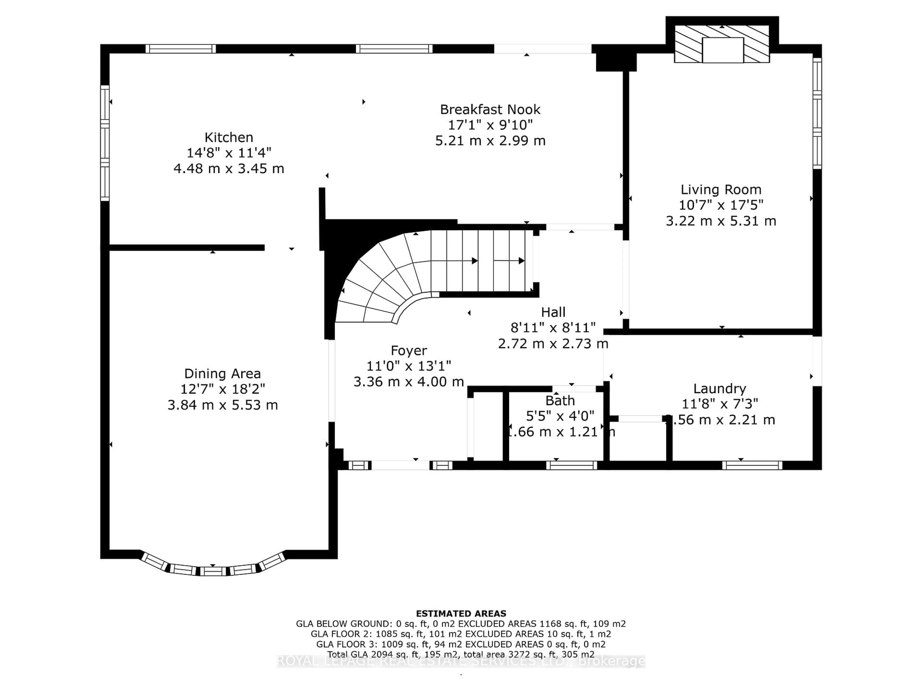 Floor plan for 716 Cameron Crt, Mississauga Ontario L5C 3B9