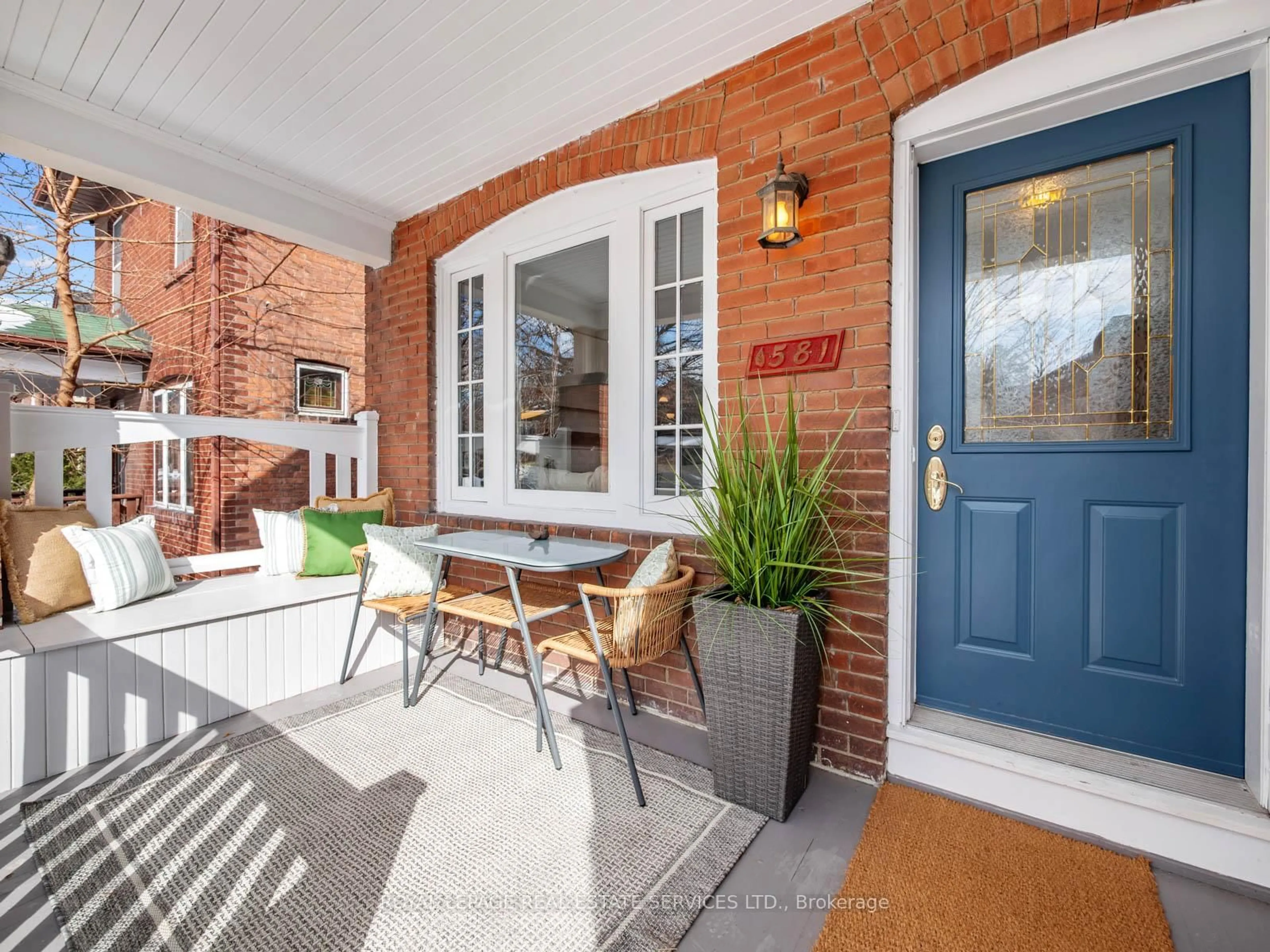 Home with brick exterior material, street for 581 Beresford Ave, Toronto Ontario M6S 3C2