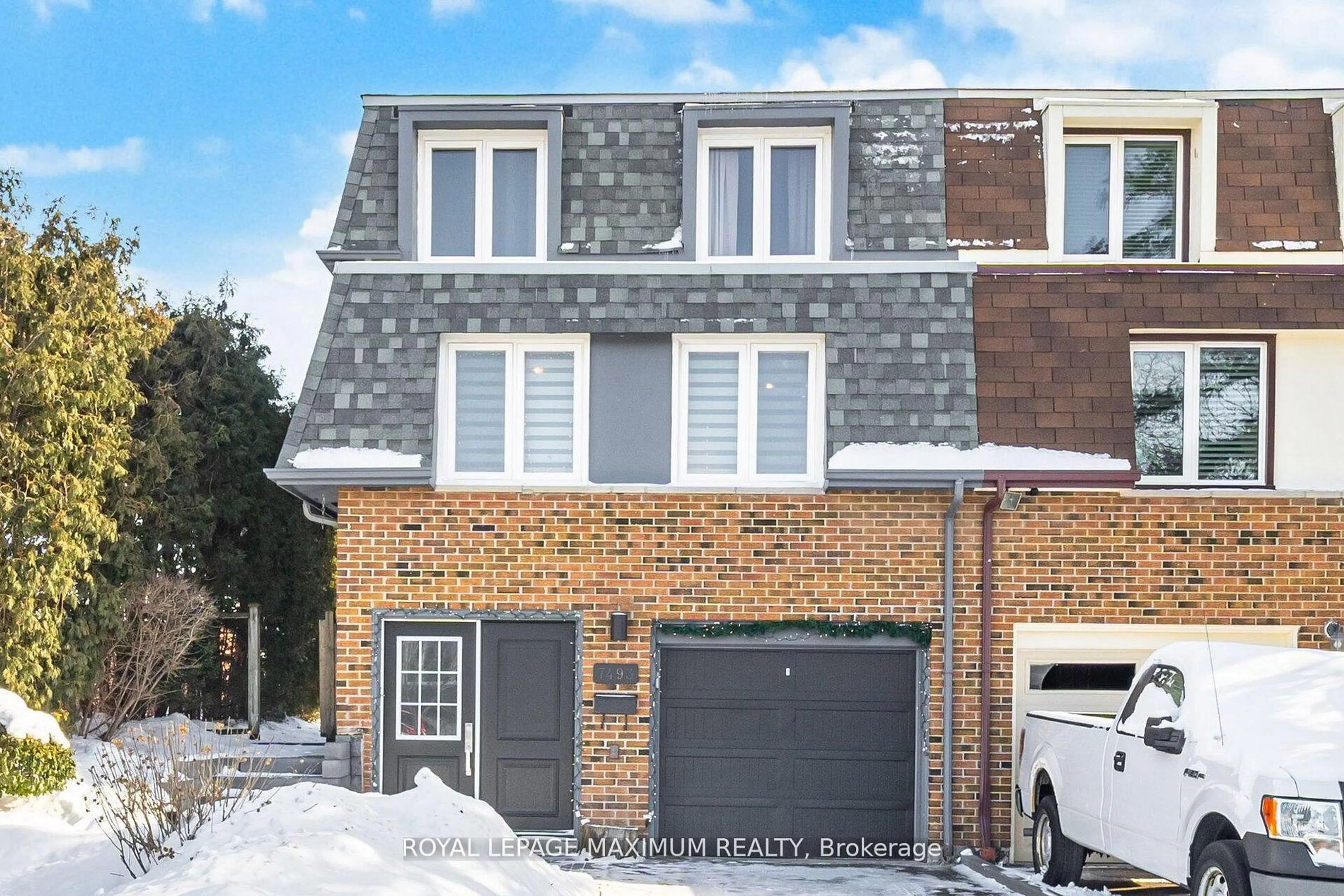 Home with brick exterior material, street for 7493 Bybrook Dr, Mississauga Ontario L4T 3R4