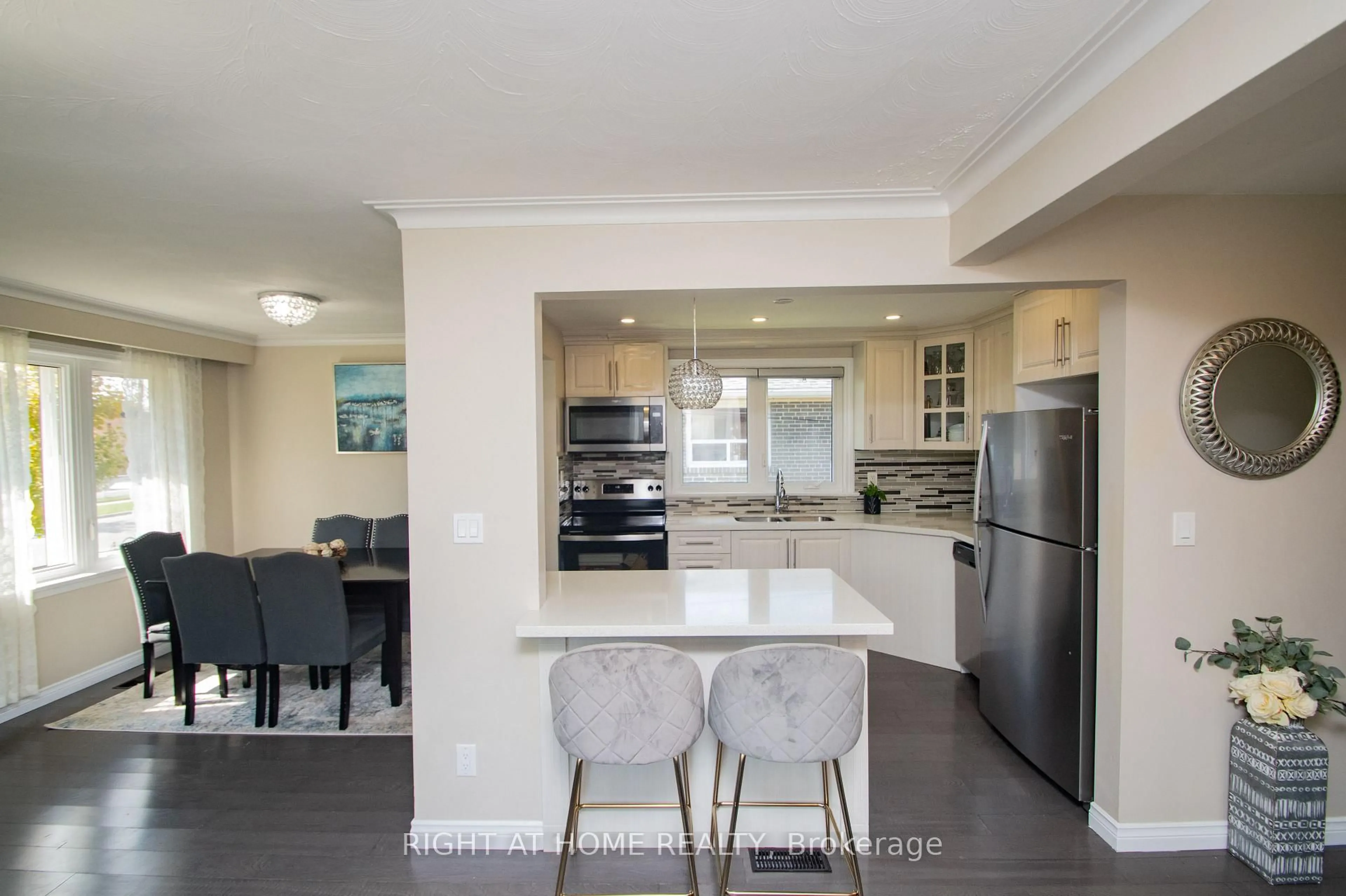 Open concept kitchen, unknown for 65 Bridgenorth Cres, Toronto Ontario M9V 2M5