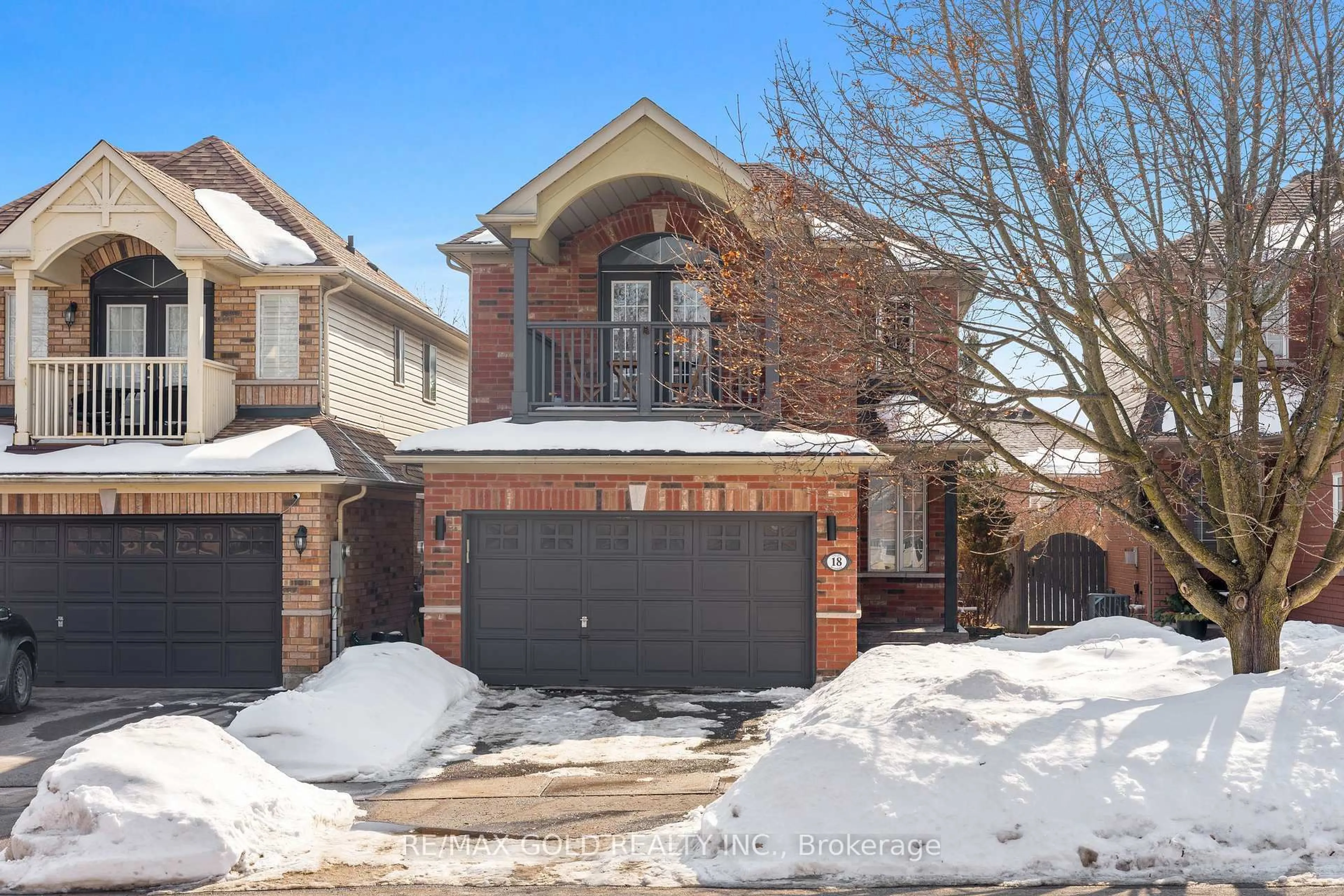 Home with brick exterior material, street for 18 Russell St, Halton Hills Ontario L7G 5Y7