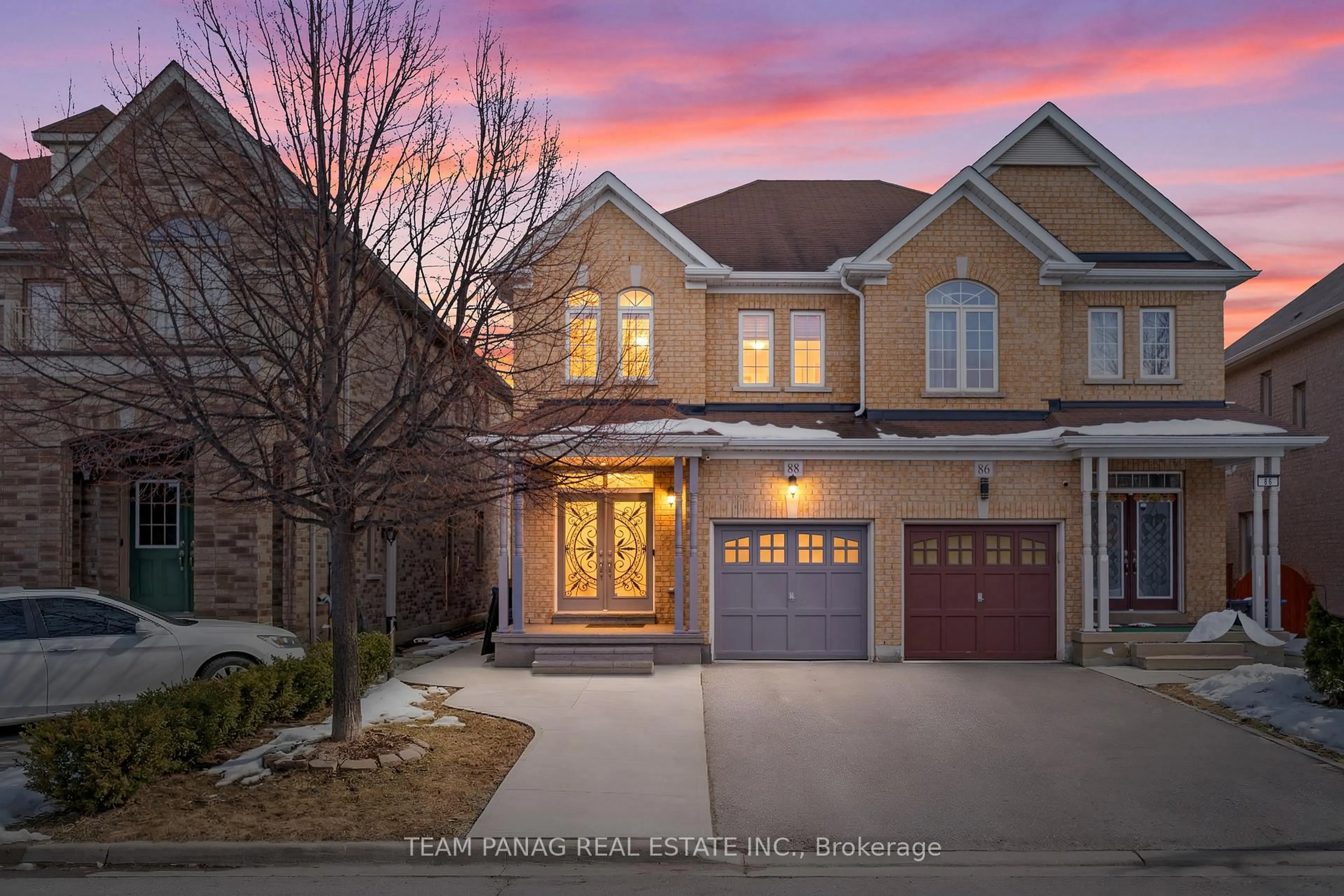 Home with brick exterior material, street for 88 Clearfield Dr, Brampton Ontario L6P 3J4