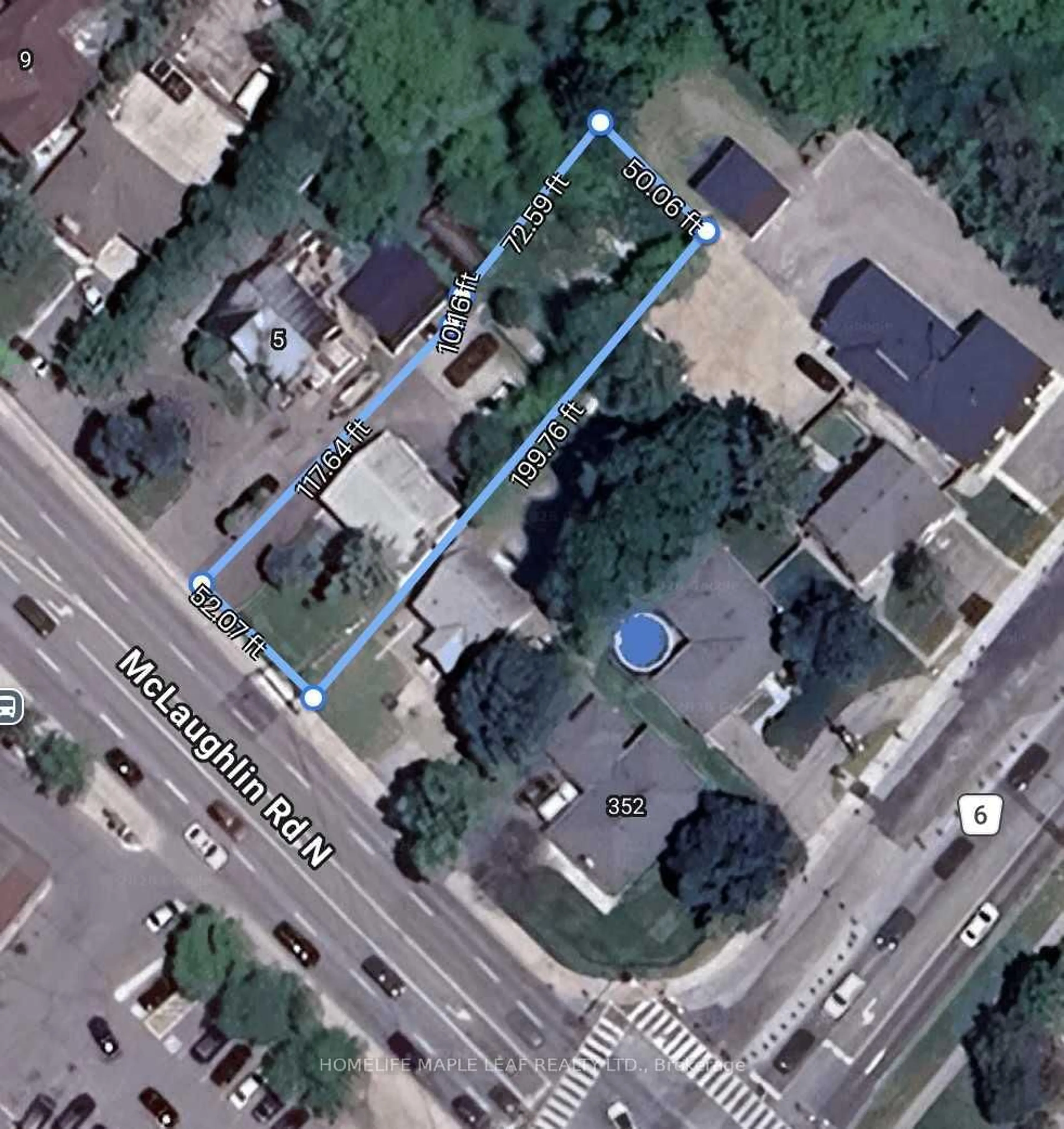 A pic from outside/outdoor area/front of a property/back of a property/a pic from drone, street for 3 Mc Laughlin Rd, Brampton Ontario L6X 1Y4