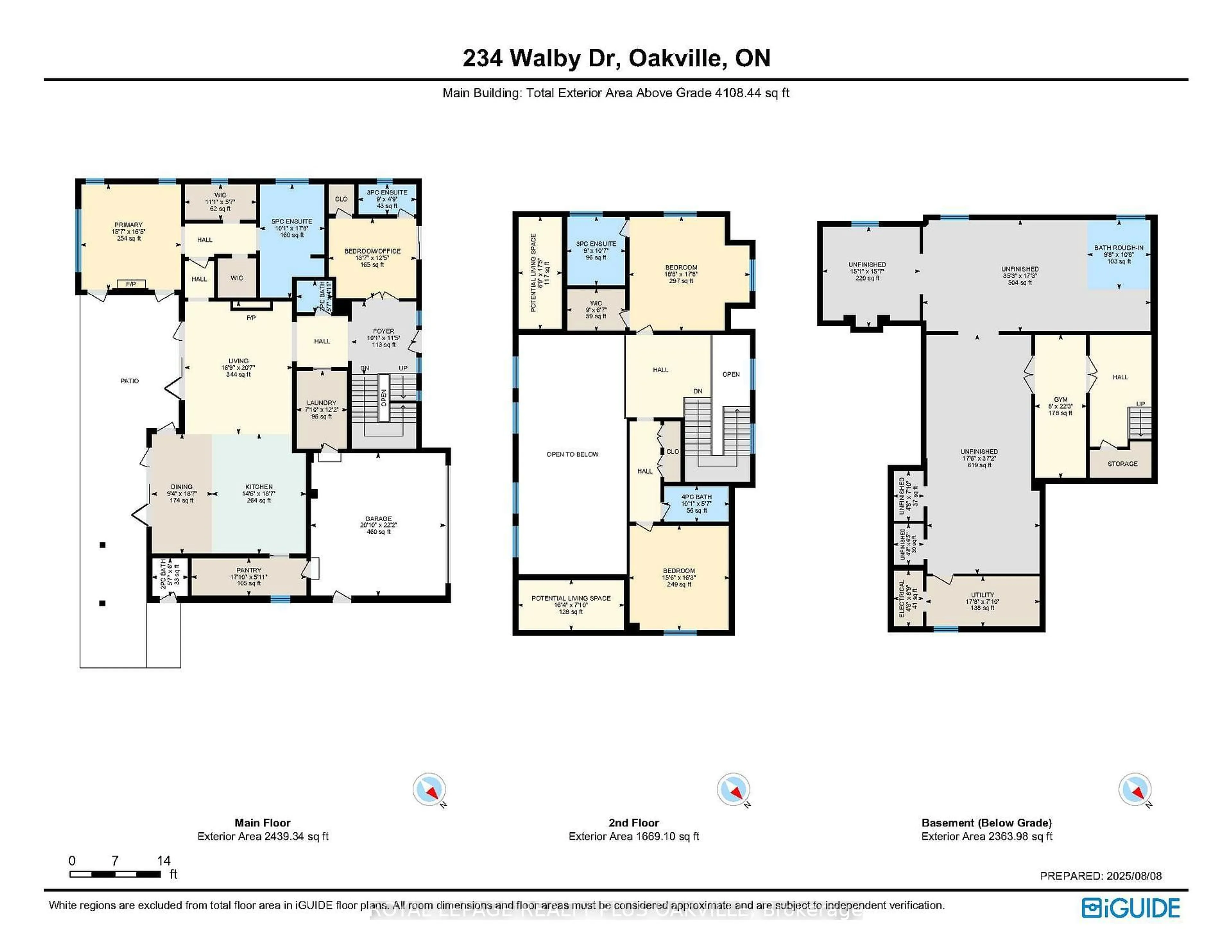 Floor plan for 234 Walby Dr, Oakville Ontario L6L 4E5