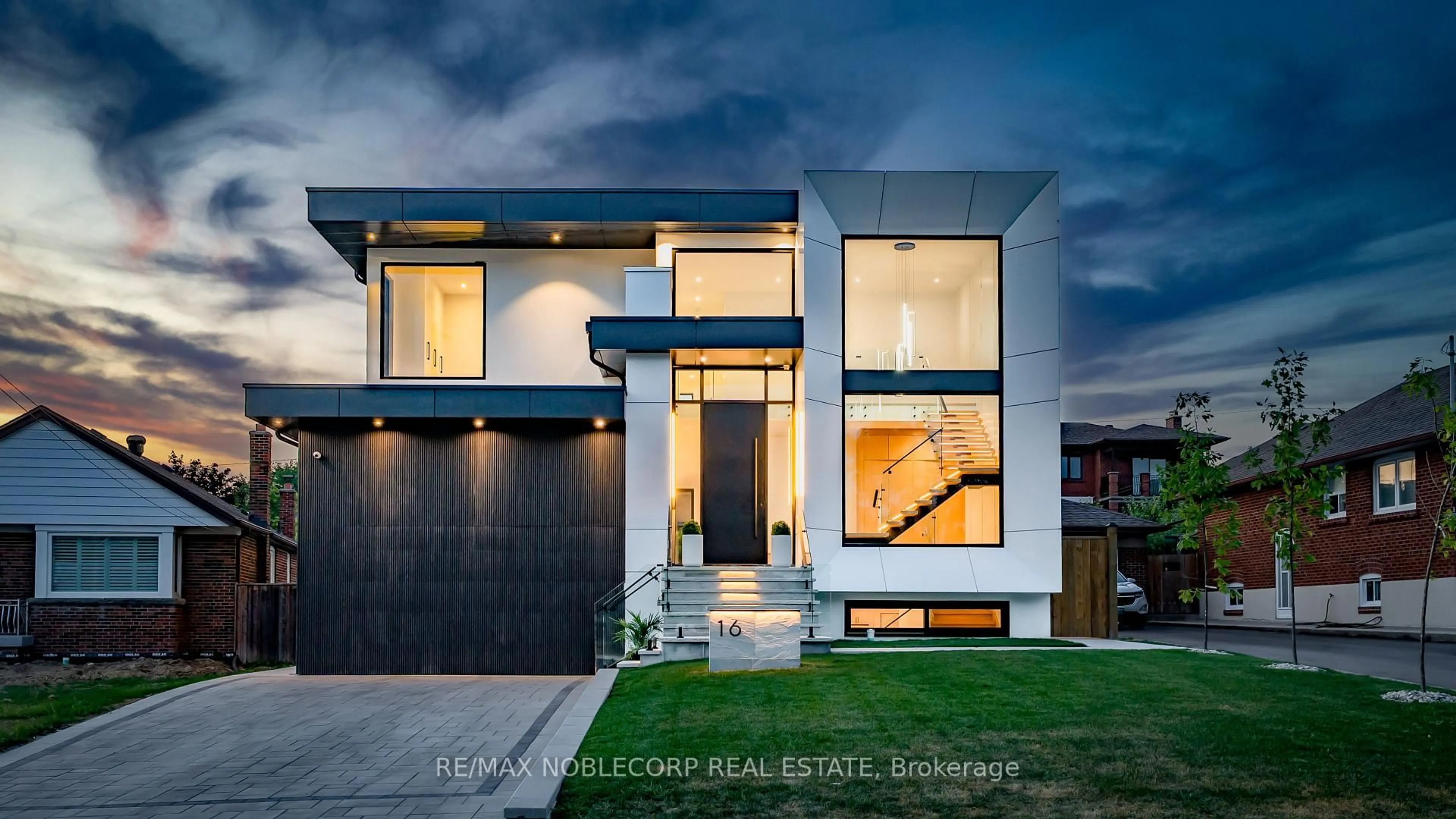 Home with brick exterior material, street for 16 Deevale Rd, Toronto Ontario M3M 1Z3