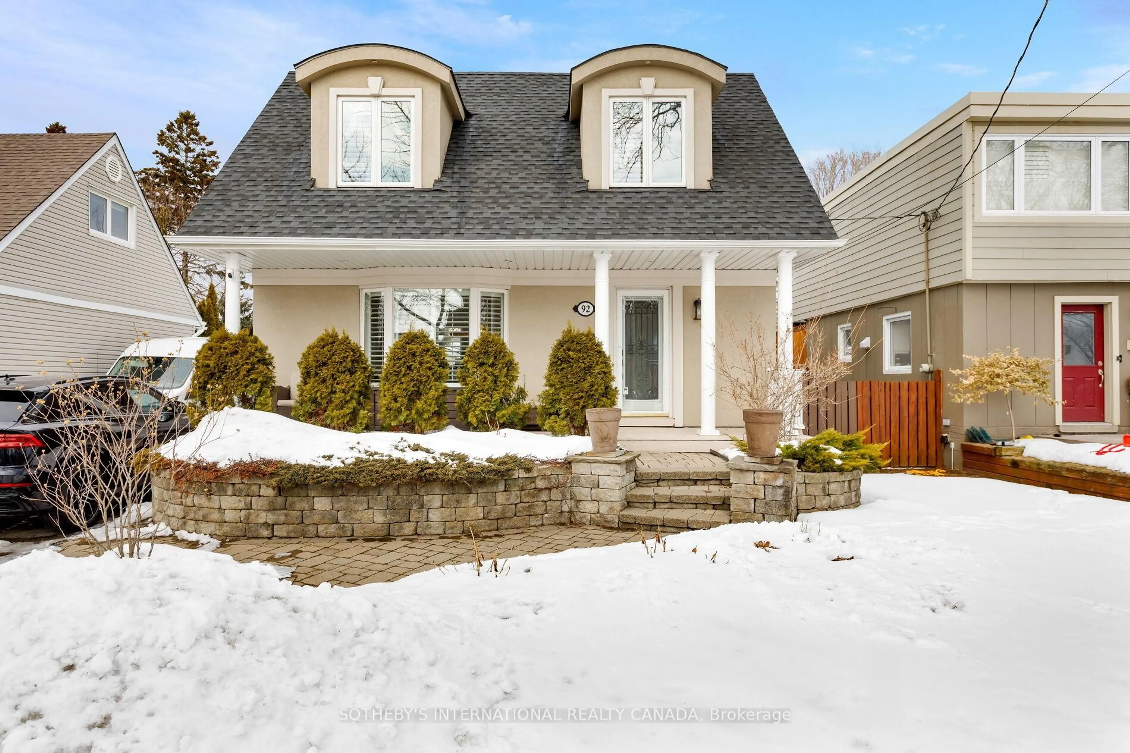 Home with brick exterior material, street for 92 Delma Dr, Toronto Ontario M8W 4P1