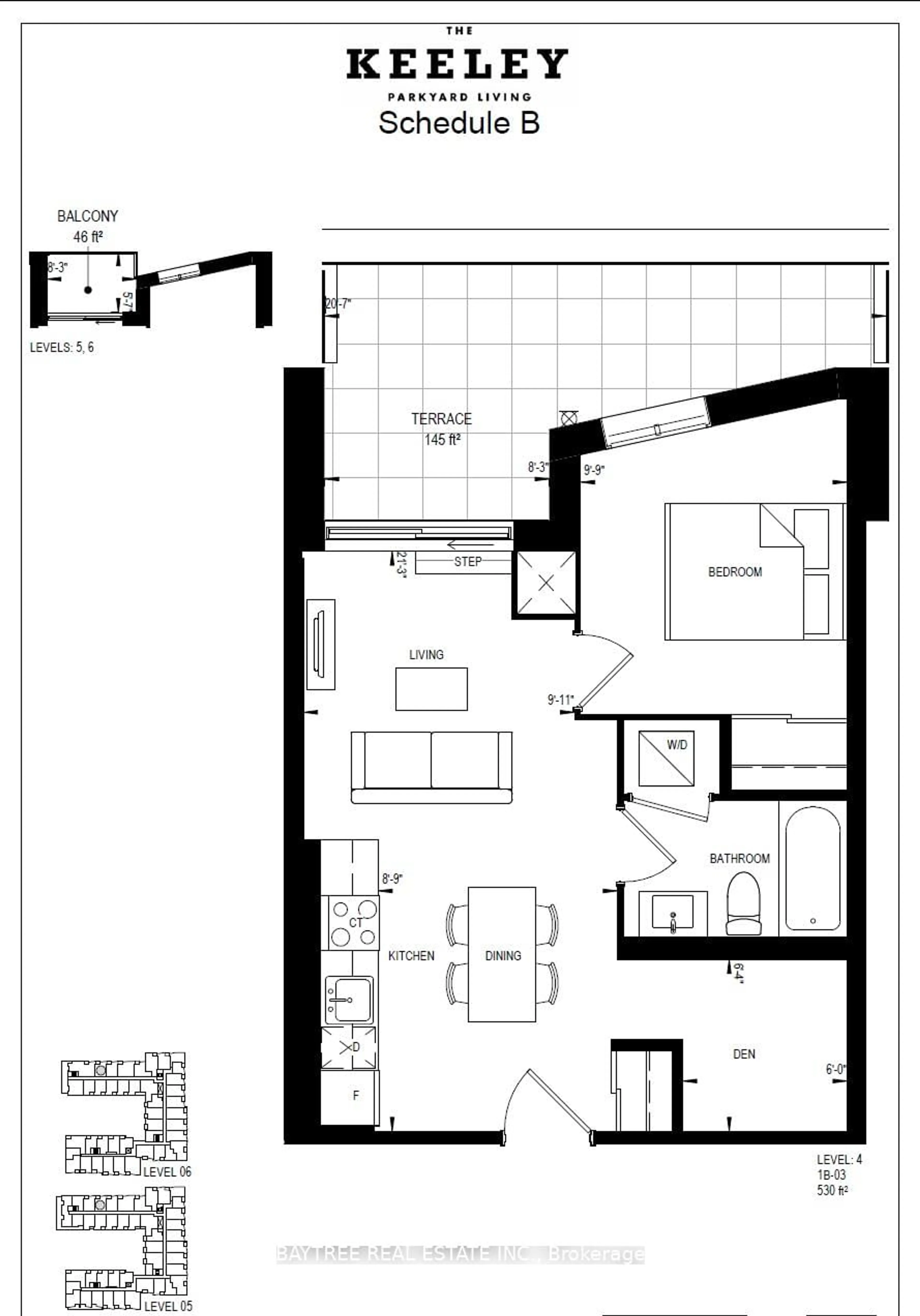 Floor plan for 3100 Keele St, Toronto Ontario M3M 0E1