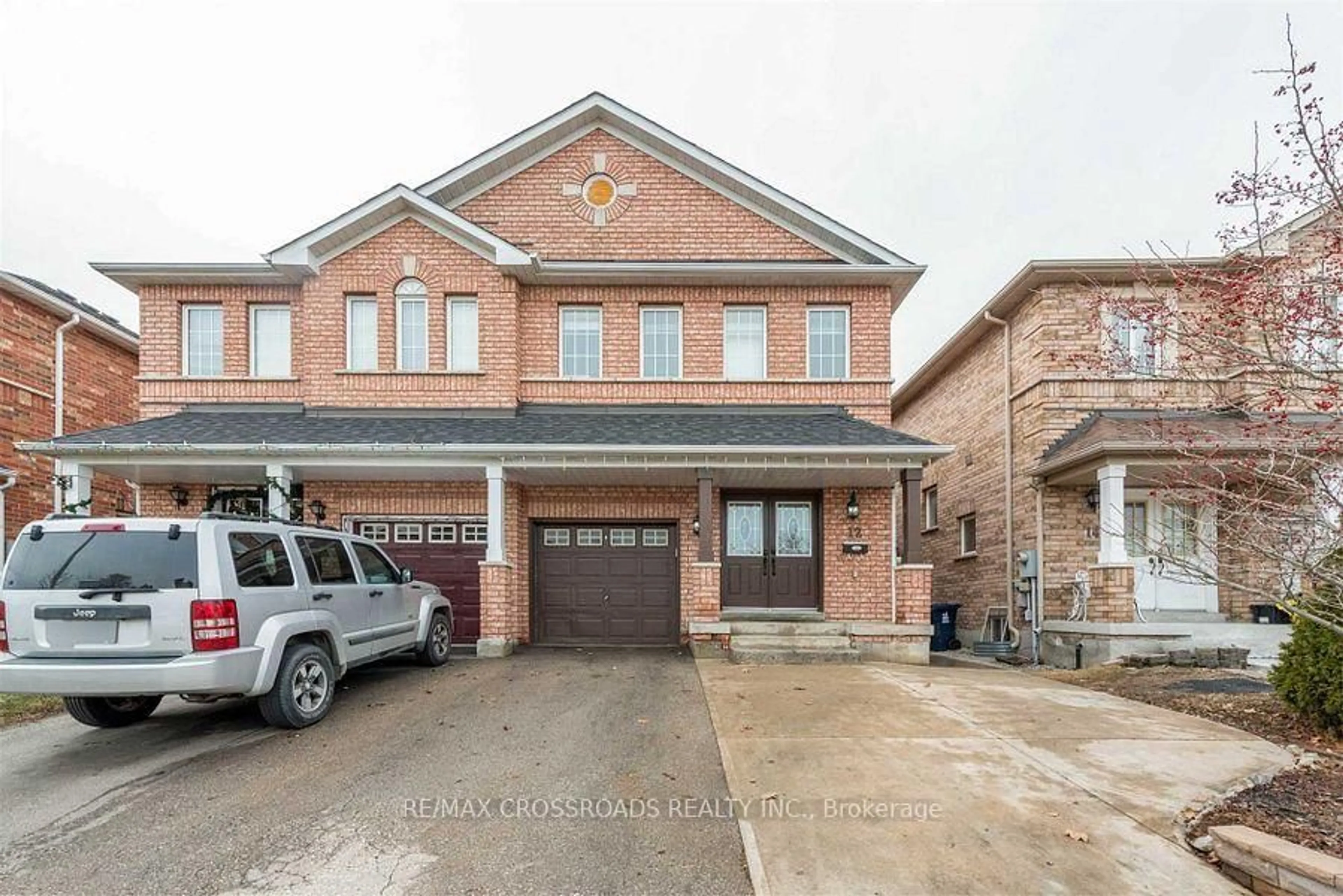 Home with brick exterior material, street for 12 Sam Frustaglio Dr, Toronto Ontario M9N 3Y5