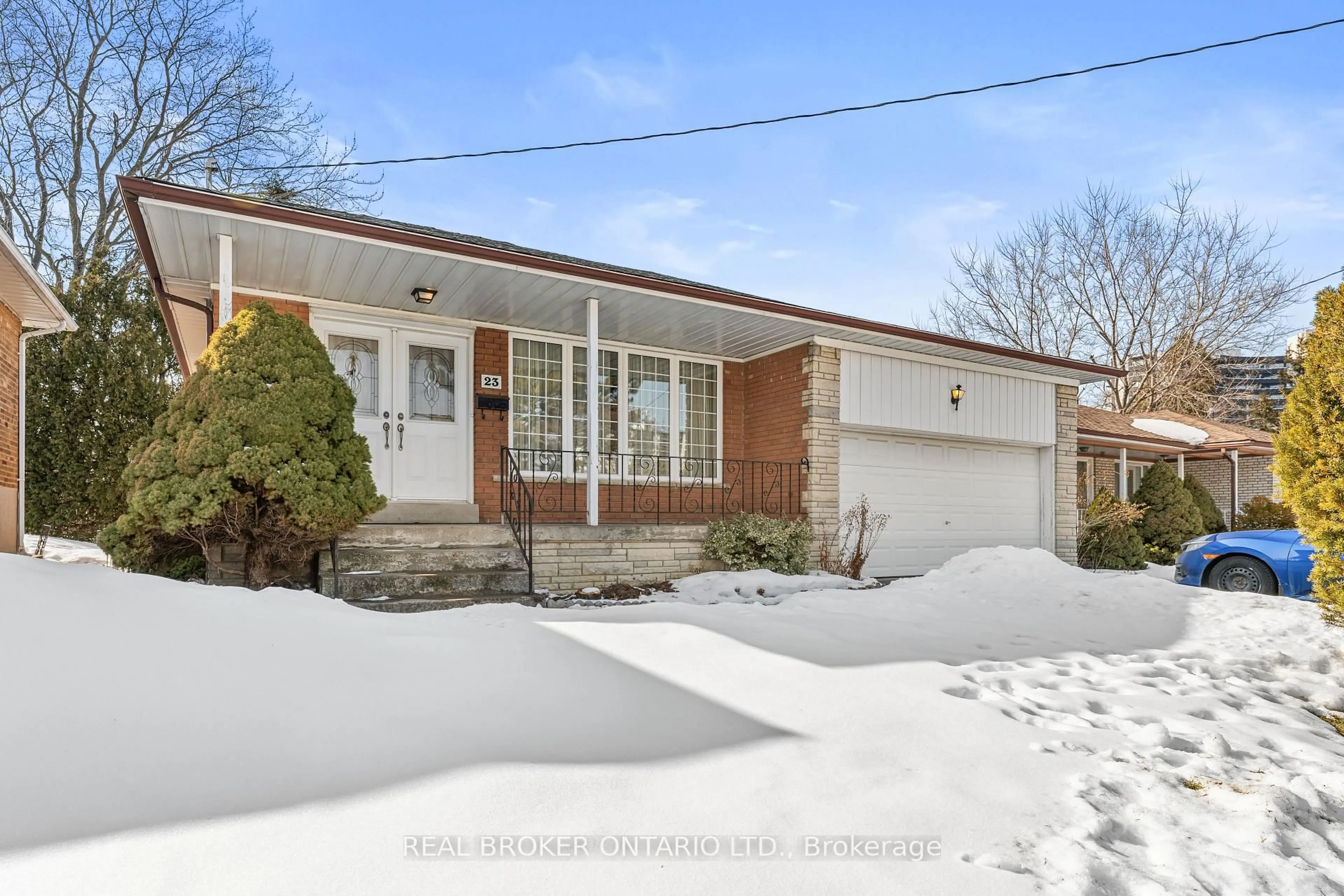 Home with brick exterior material, street for 23 Beaumaris Cres, Toronto Ontario M9R 1N7