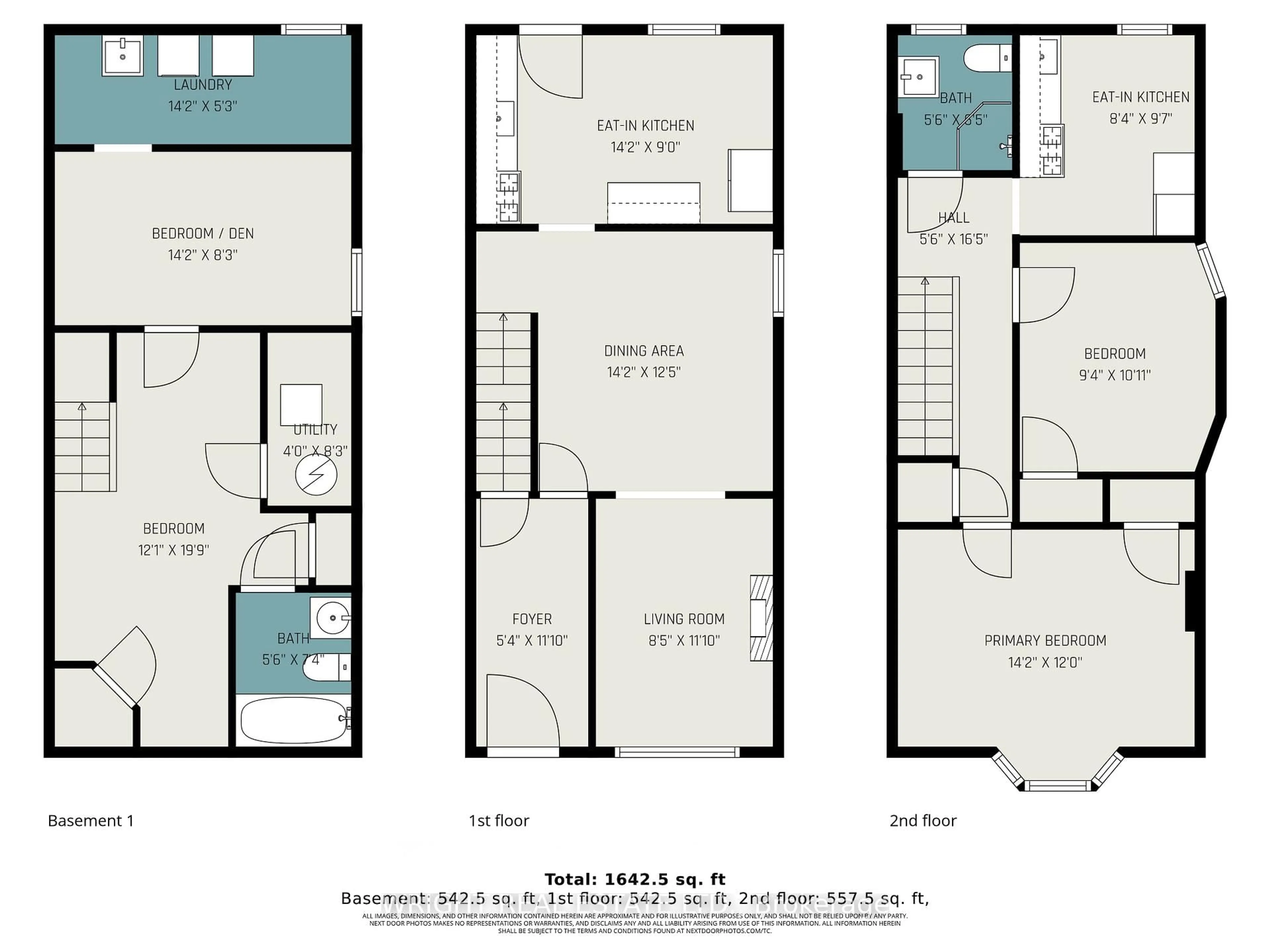 Floor plan for 1273 Lansdowne Ave, Toronto Ontario M6H 3Z9