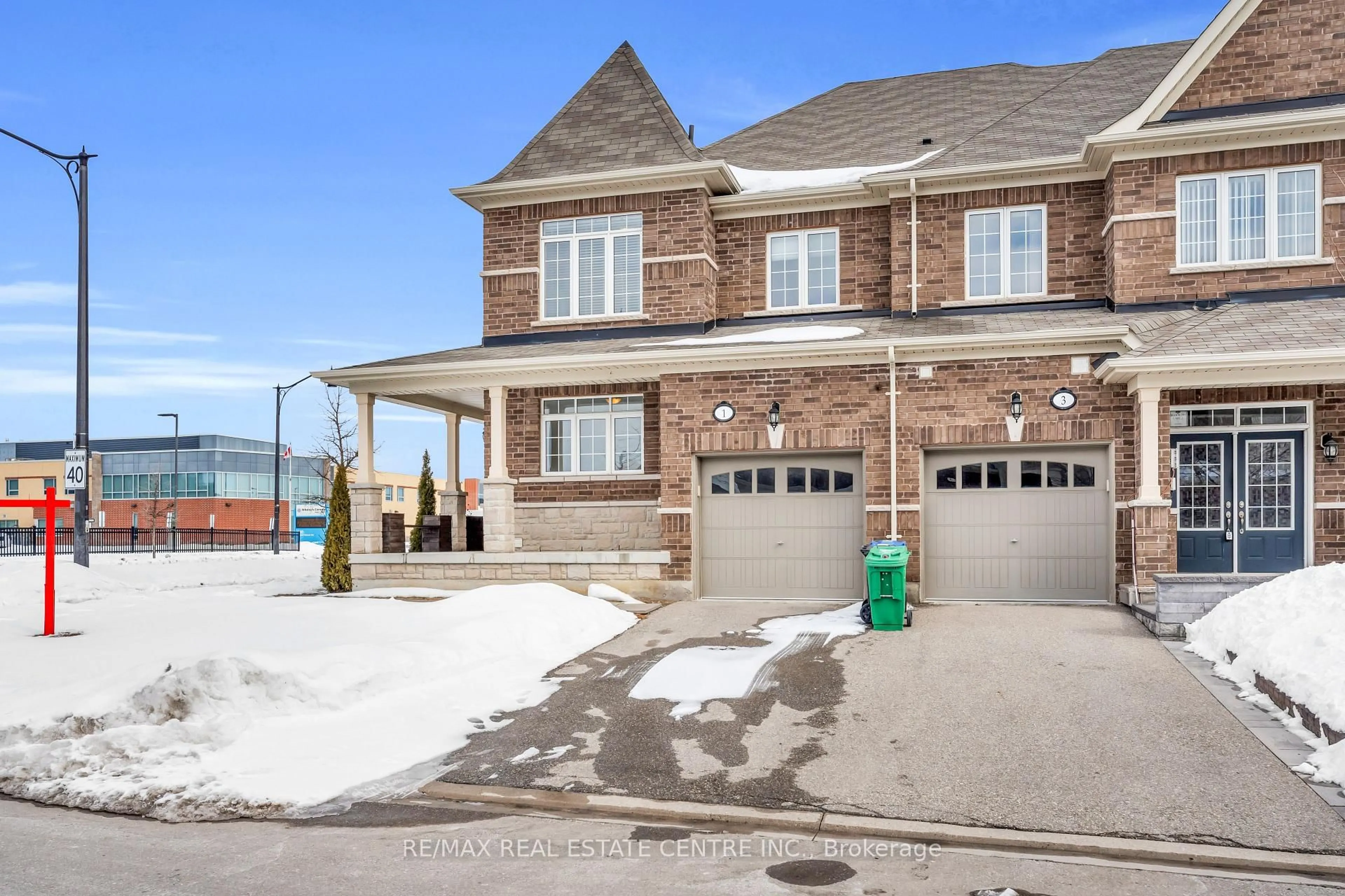 Home with brick exterior material, street for 1 Perdita Rd, Brampton Ontario L6Y 6B1