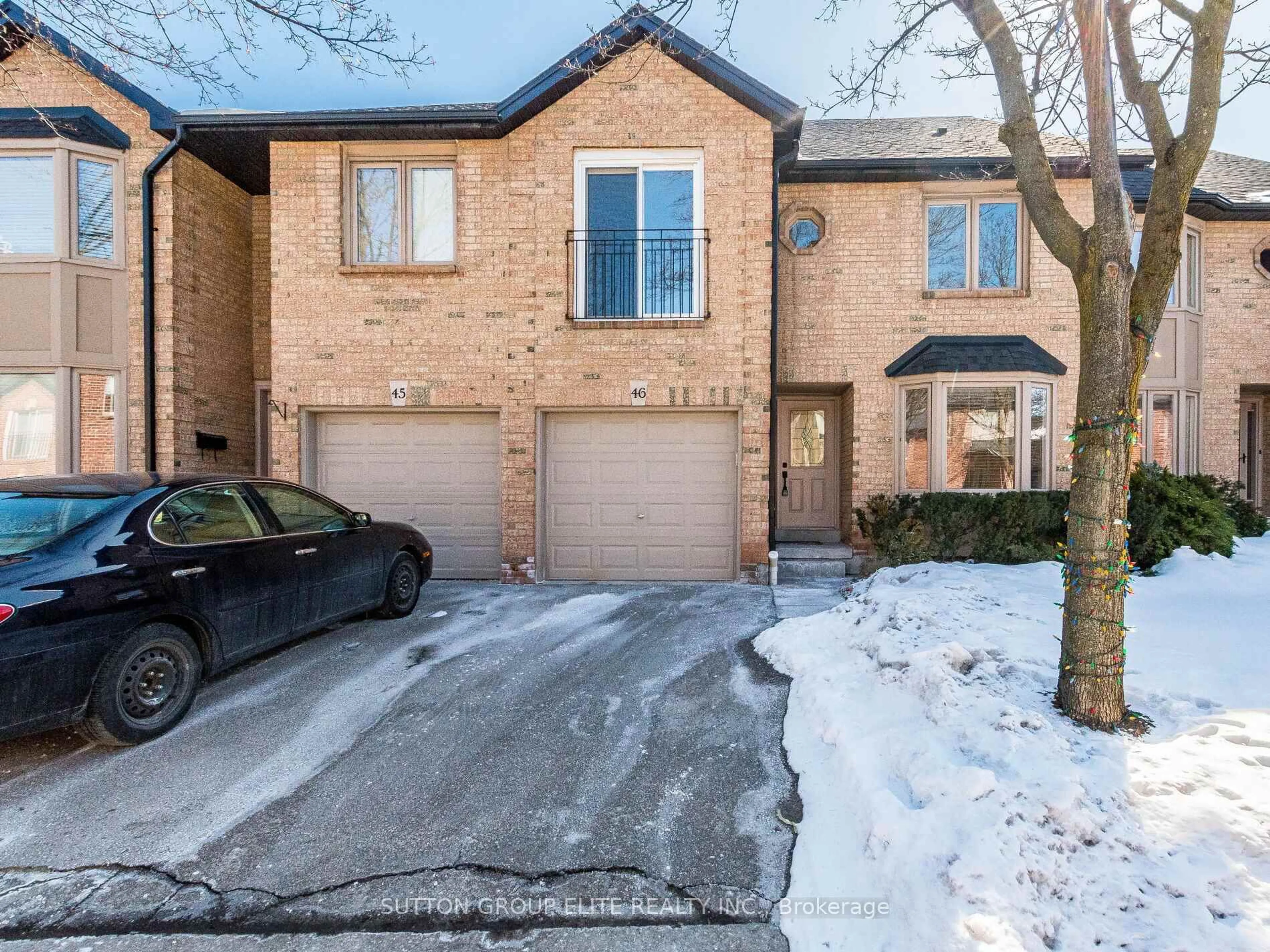Home with brick exterior material, street for 4635 Regents Terr #46, Mississauga Ontario L5R 1X3