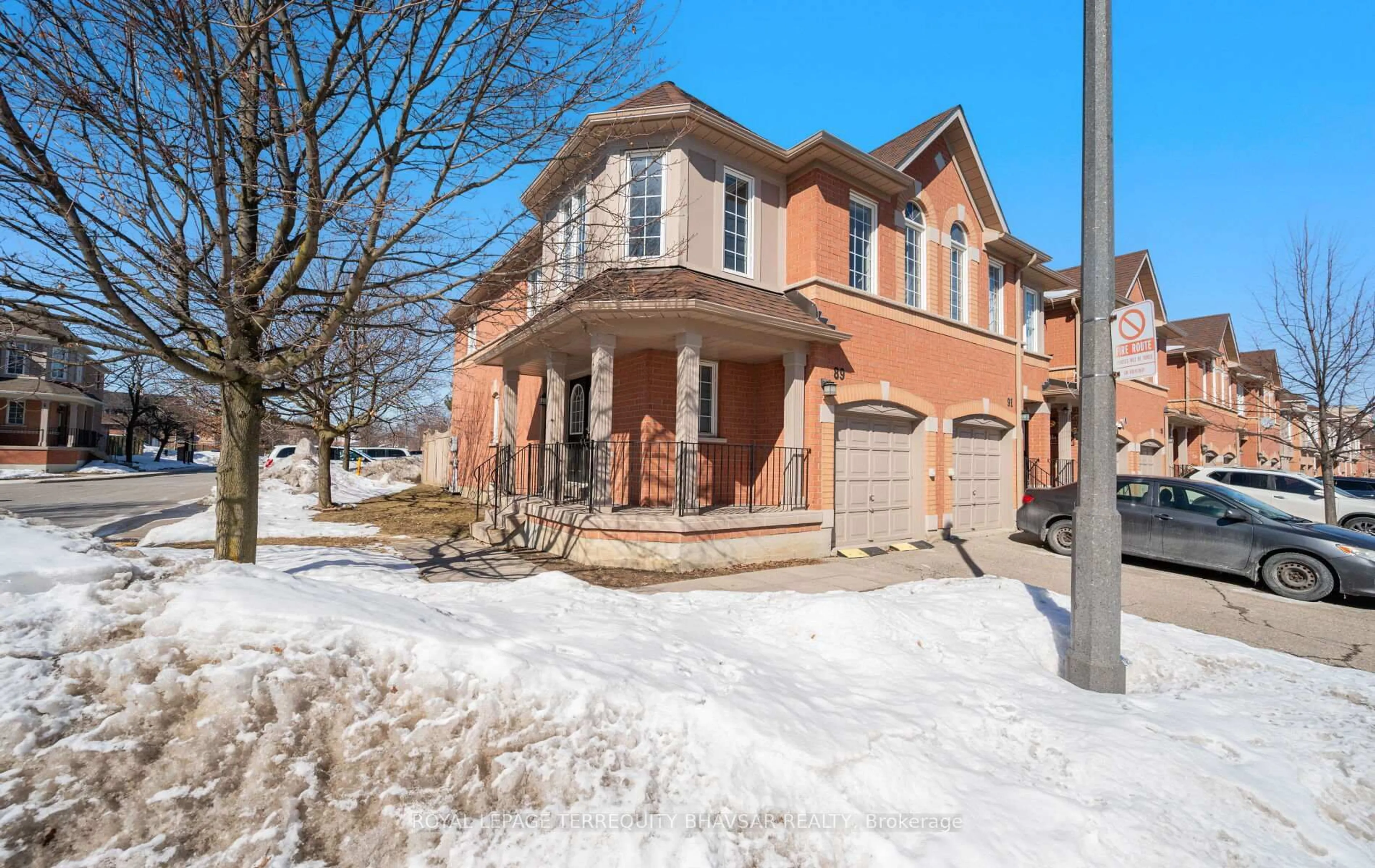 Home with brick exterior material, street for 5030 Heatherleigh Ave #89, Mississauga Ontario L5V 2G7