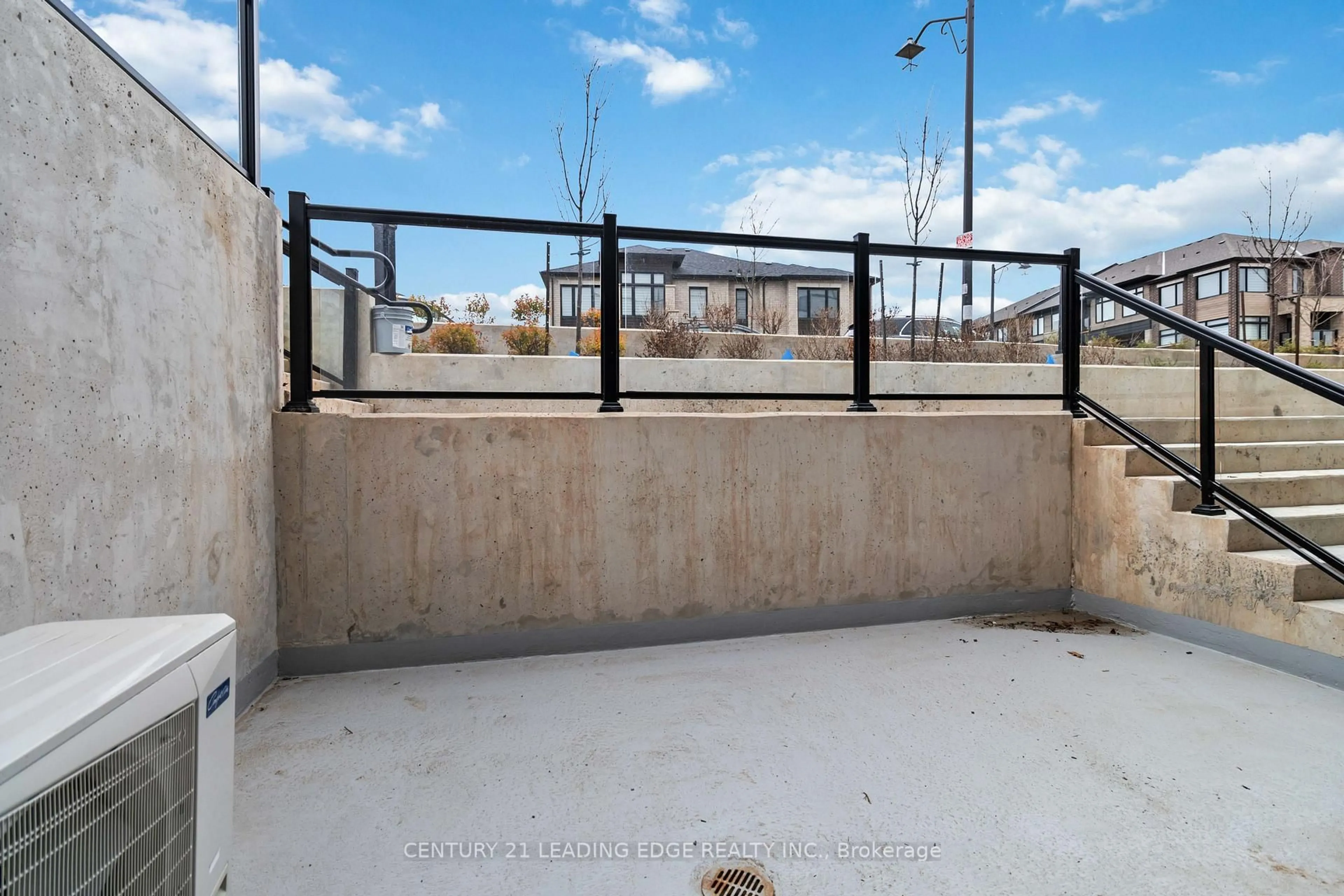 Balcony in the apartment, city buildings view from balcony for 1569 Rose Way #128, Milton Ontario L9E 0J2