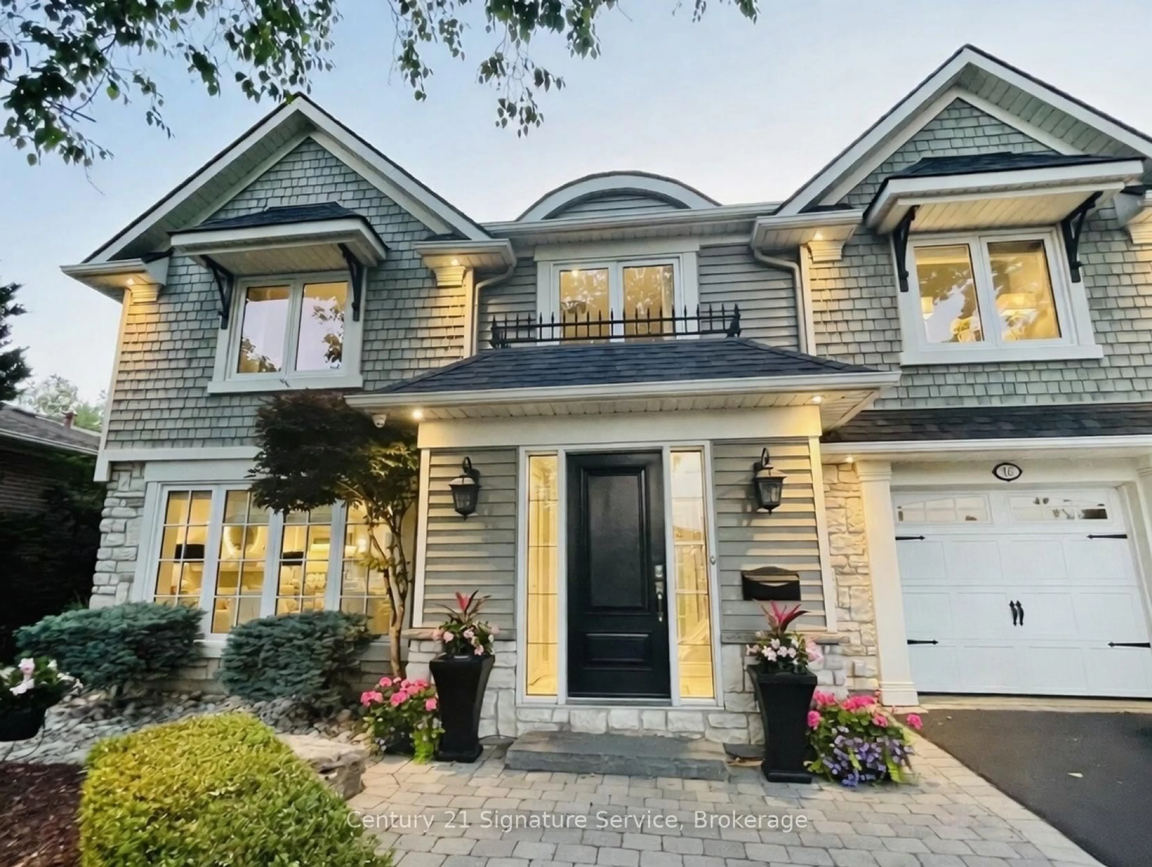 Home with brick exterior material, street for 16 Ferndale Cres, Brampton Ontario L6W 1E9