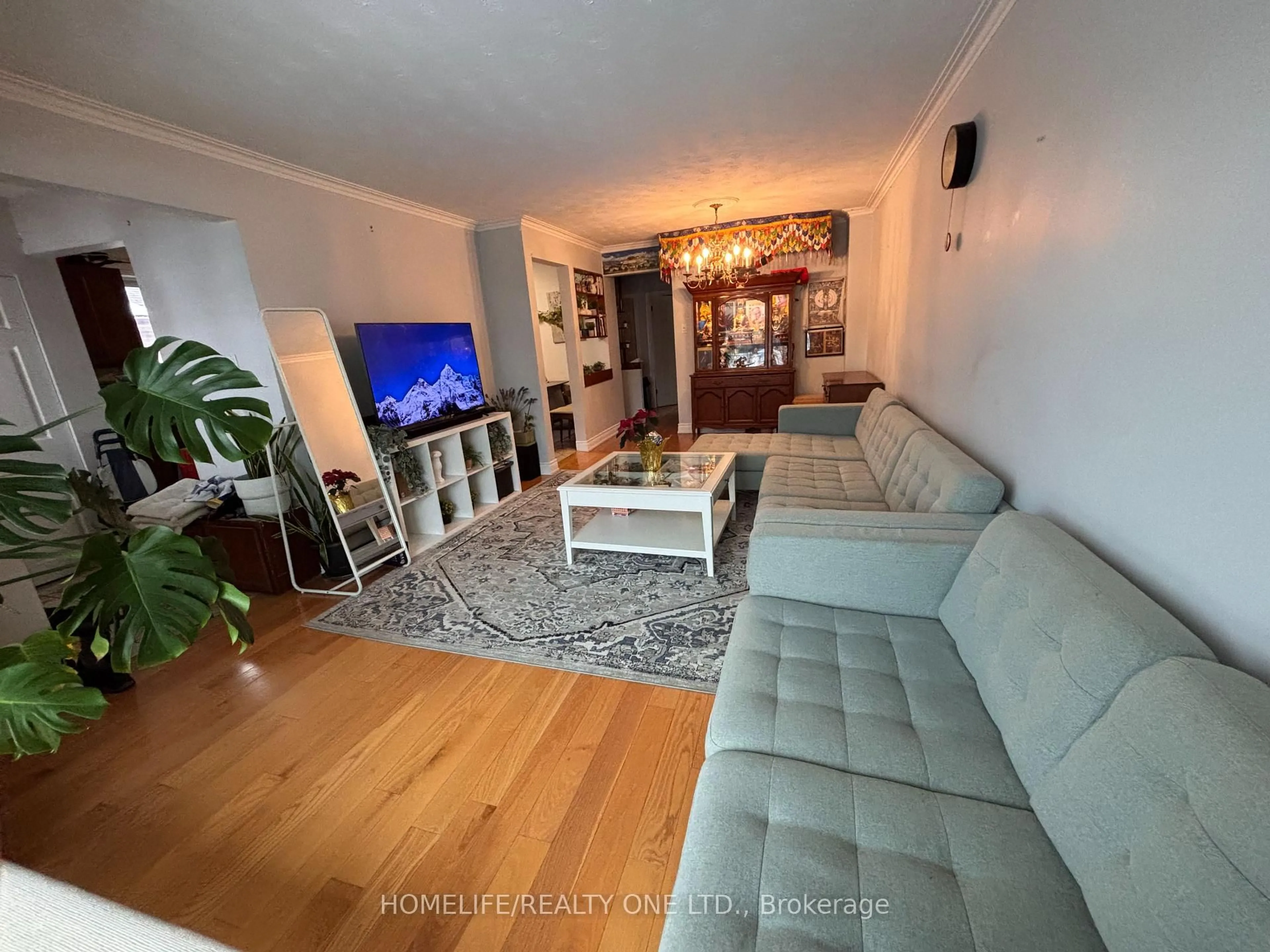 Living room with furniture, unknown for 77 Newlin Cres, Toronto Ontario M3L 1X5