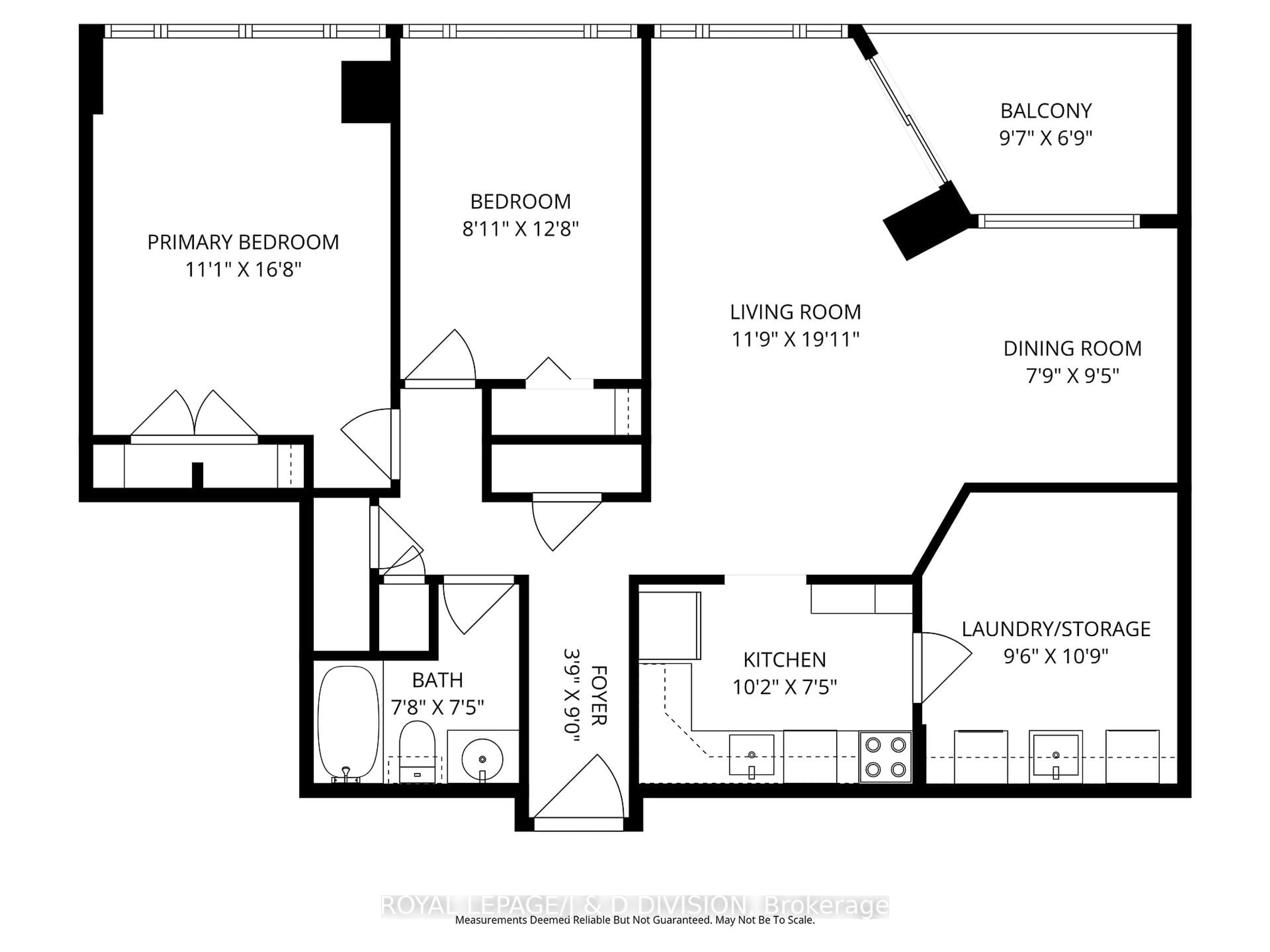 Floor plan for 1580 Mississauga Valley Blvd #1909, Mississauga Ontario L5A 3T8