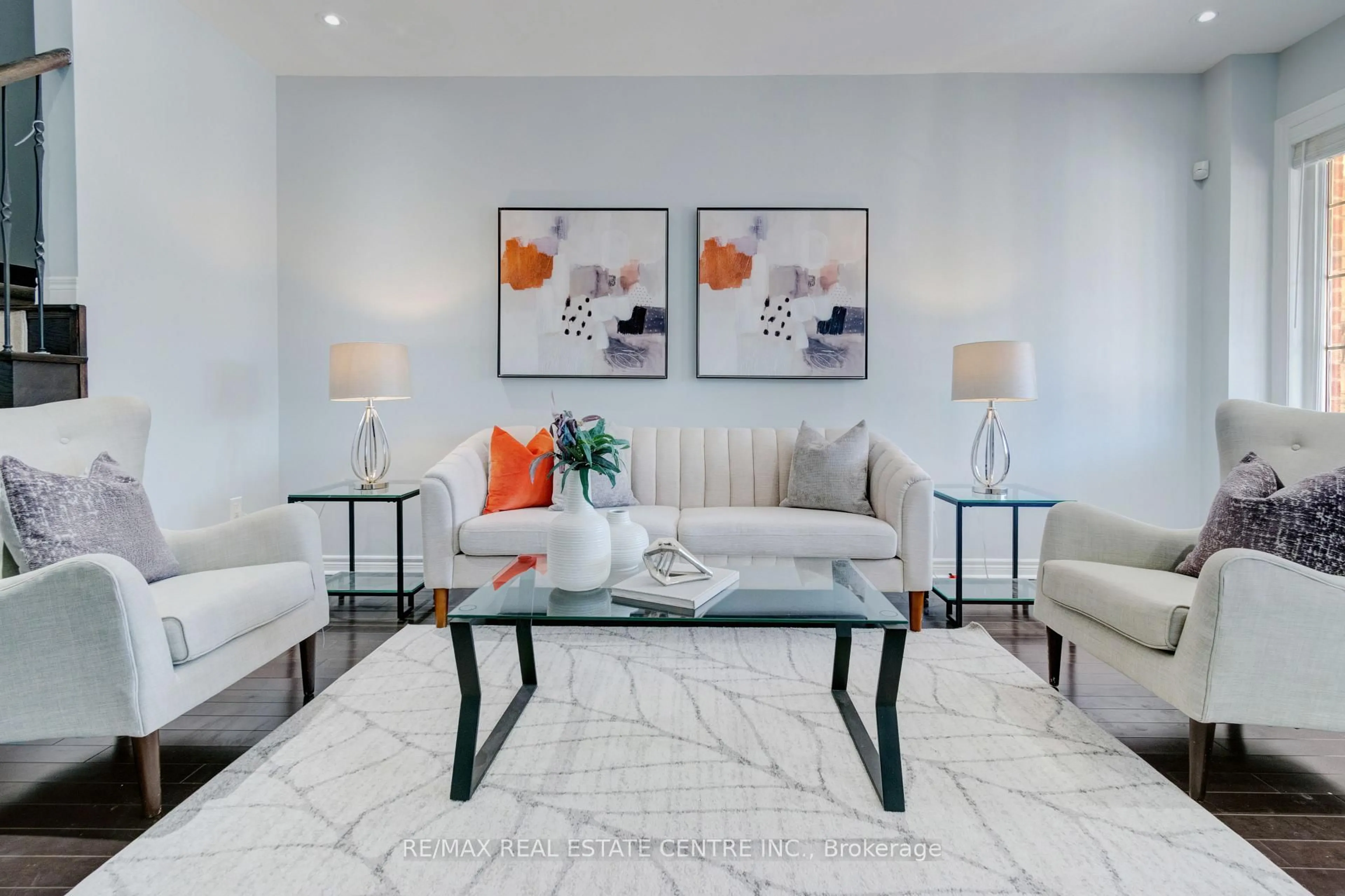 Living room with furniture, unknown for 49 Wardsville Dr, Brampton Ontario L6Y 0T7