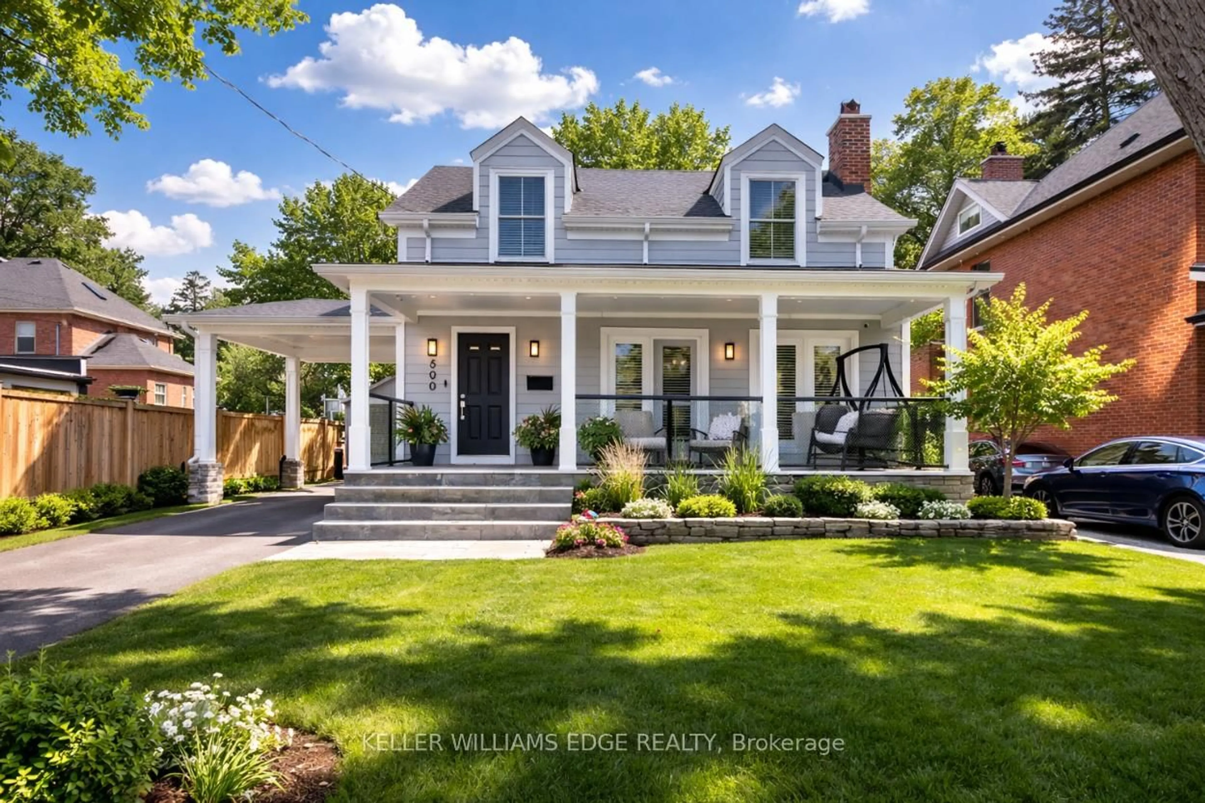 Home with brick exterior material, street for 500 Burlington Ave, Burlington Ontario L7S 1R8