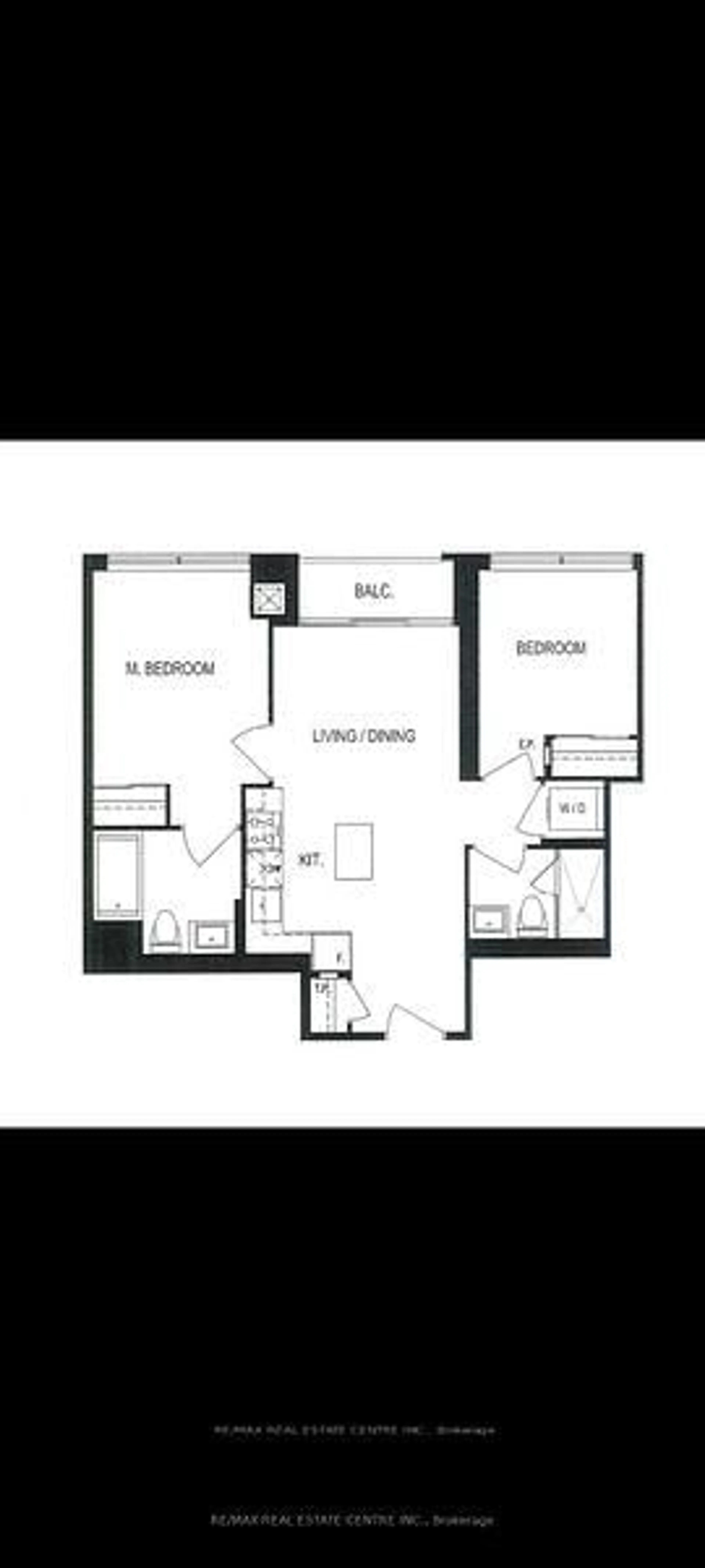 Floor plan for 30 Elm Dr #1801, Mississauga Ontario L5B 0N6