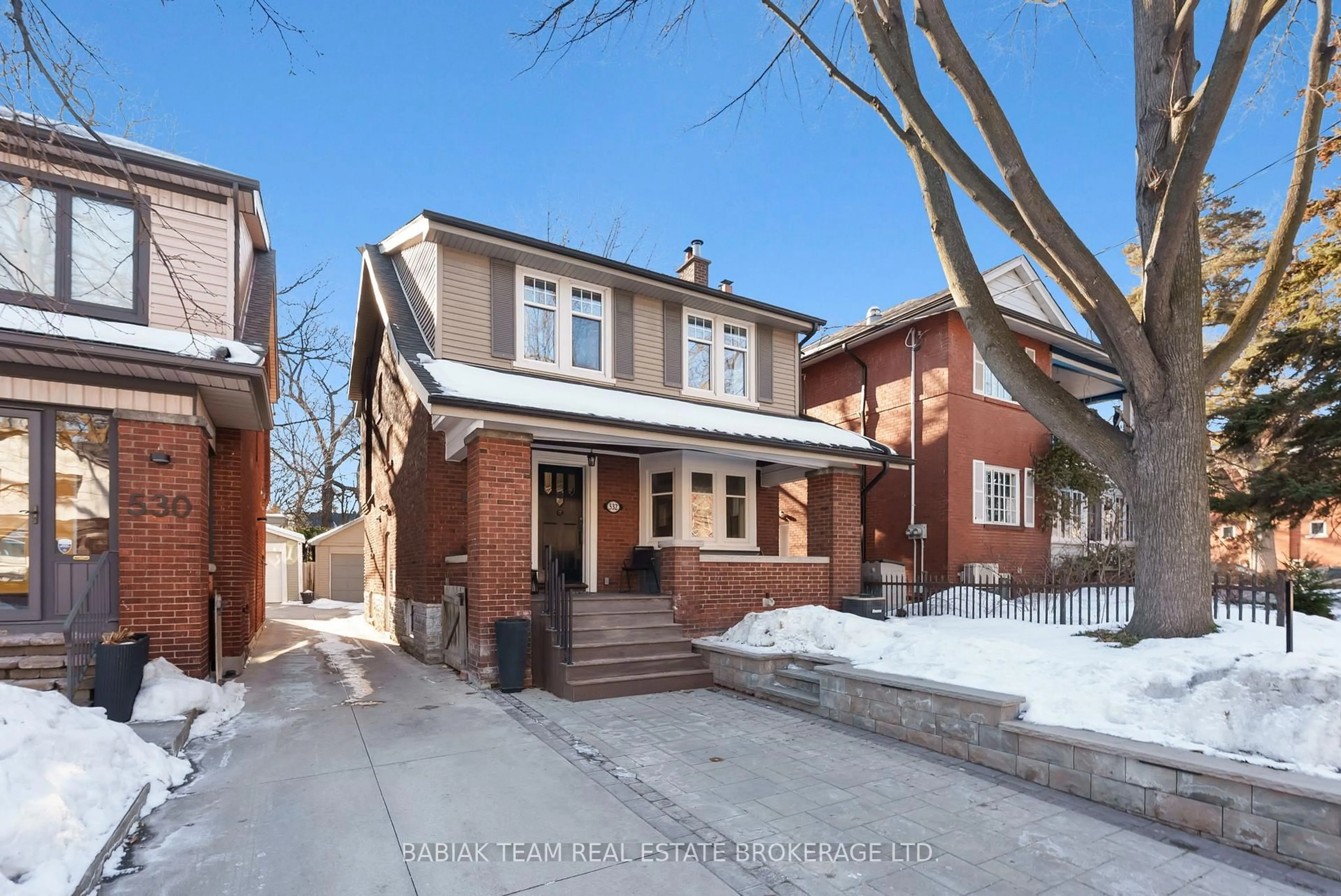 Home with brick exterior material, street for 532 Windermere Ave, Toronto Ontario M6S 3L6