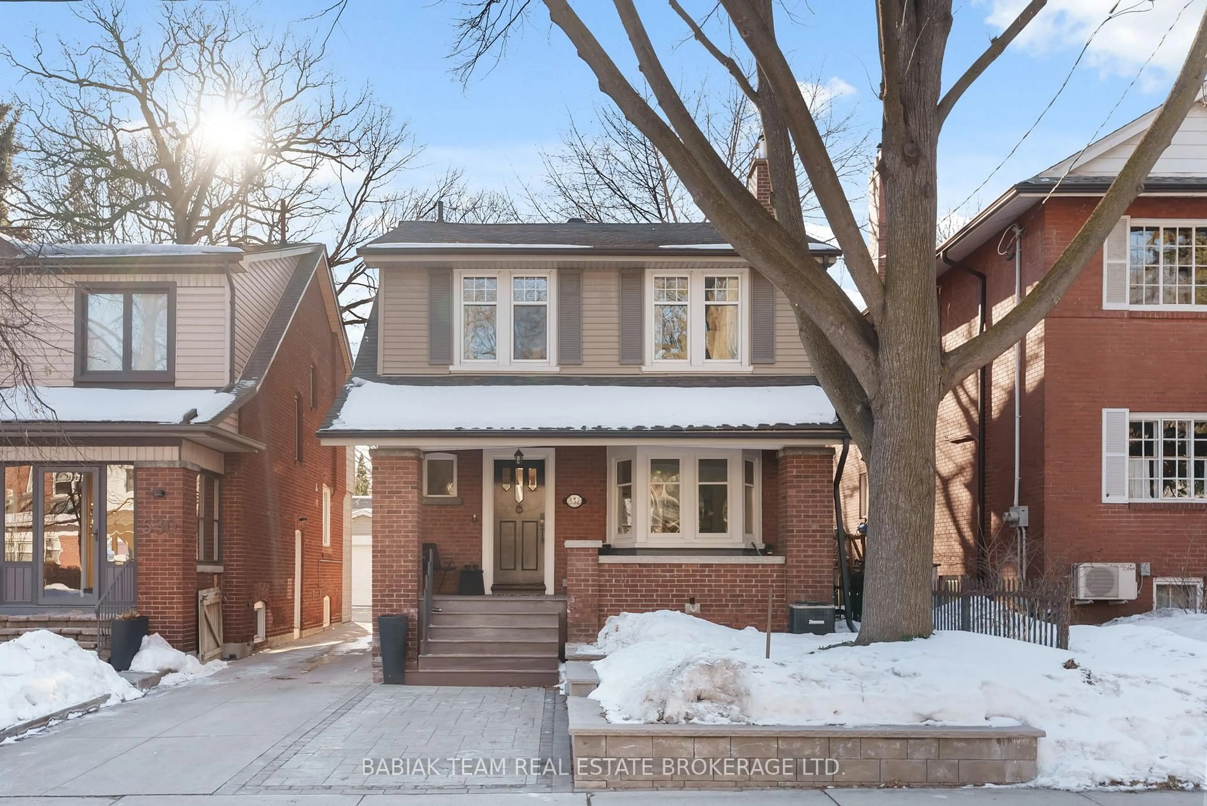 Home with brick exterior material, street for 532 Windermere Ave, Toronto Ontario M6S 3L6