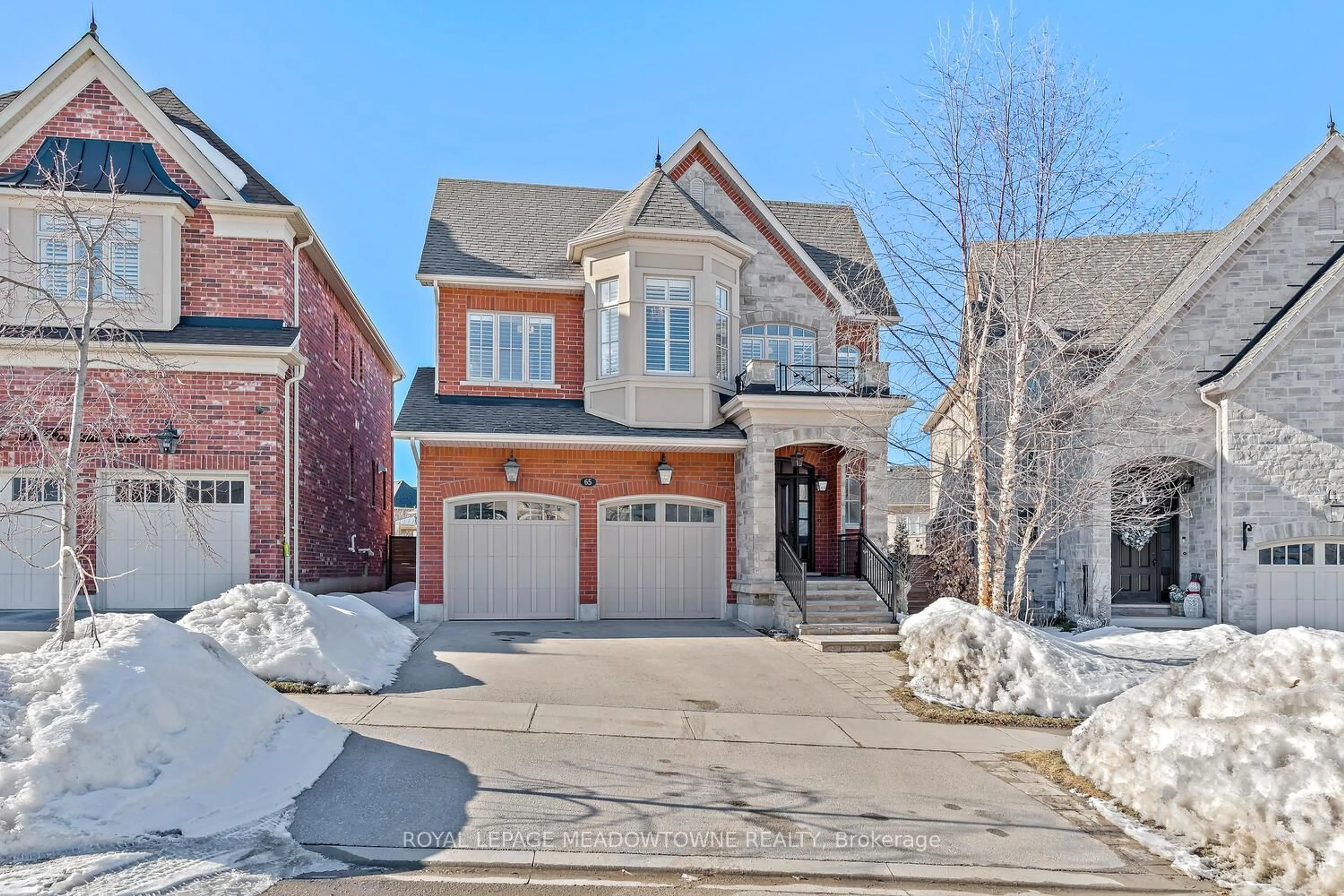 Home with brick exterior material, street for 65 Foxtail Crt, Halton Hills Ontario L7G 0G3