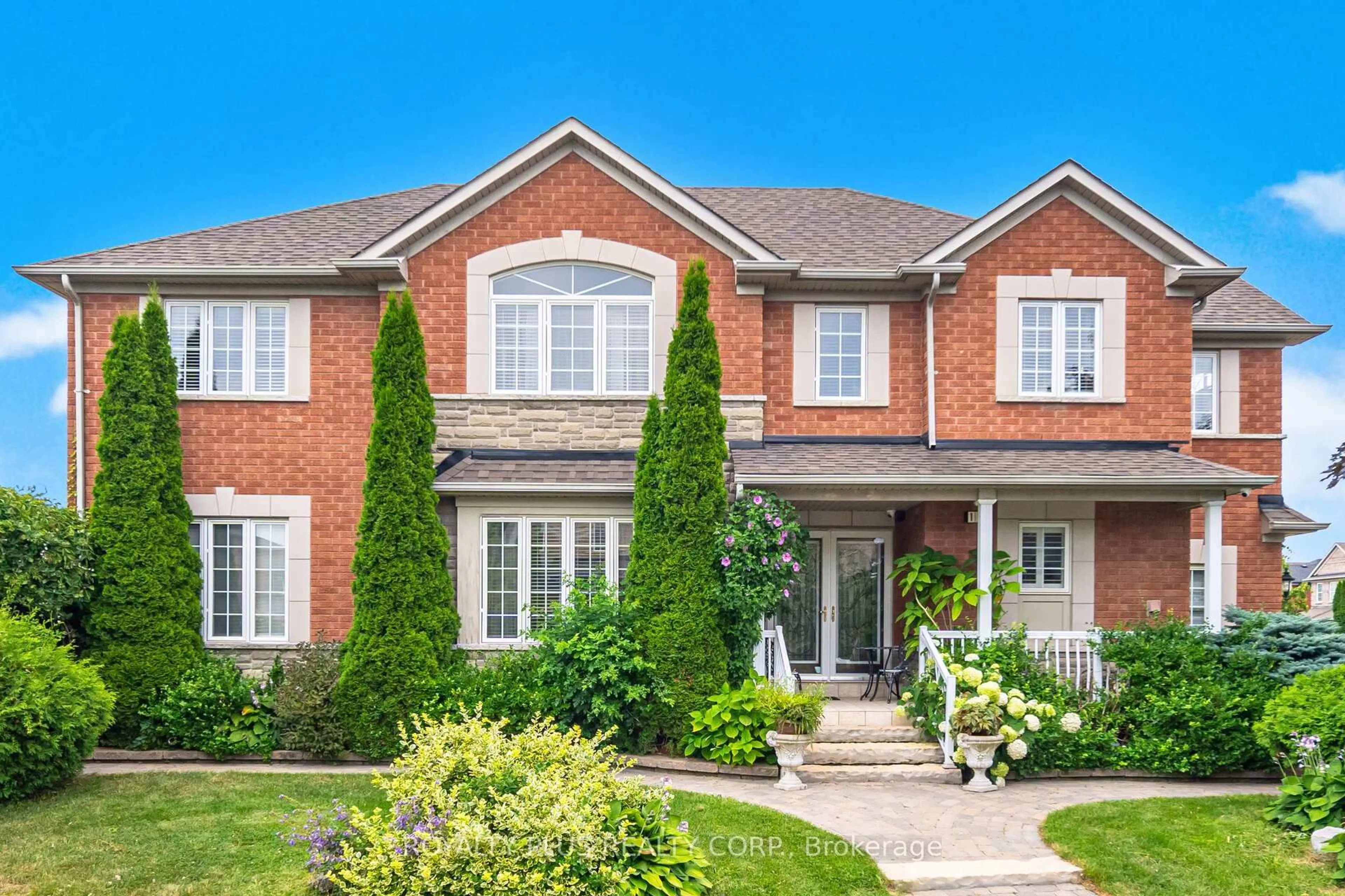 Home with brick exterior material, street for 116 Frank Johnston Rd, Caledon Ontario L7E 2L7