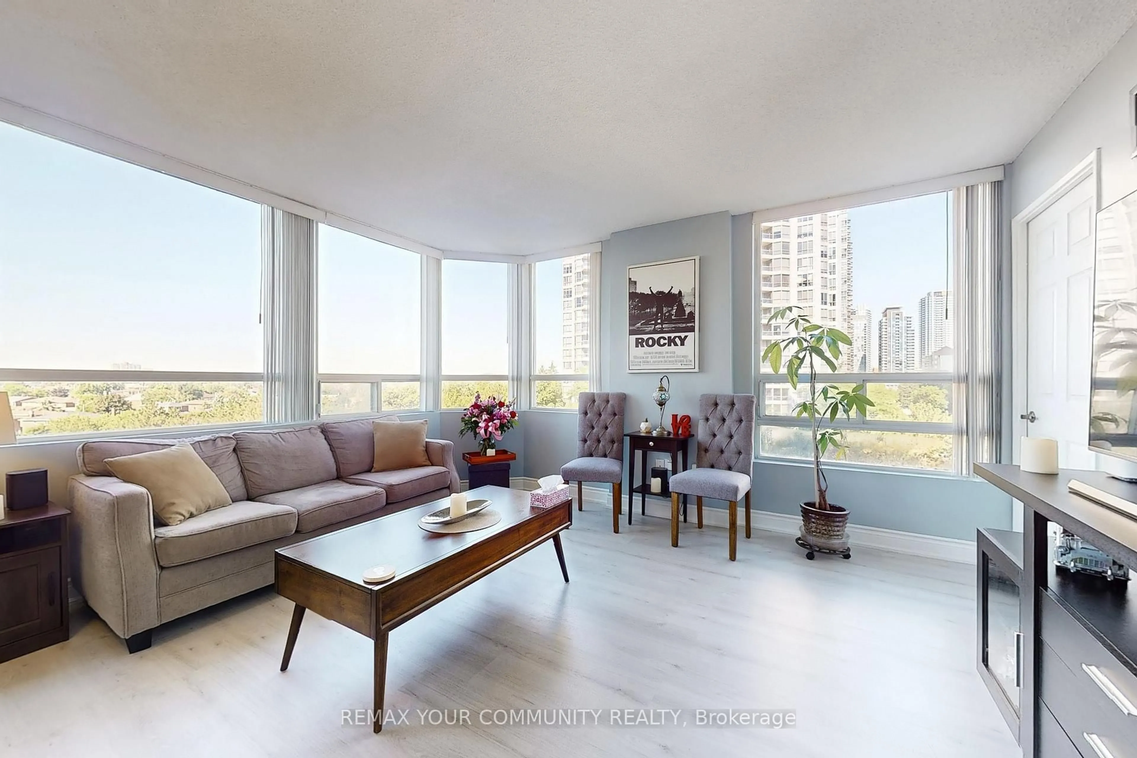 Living room with furniture, unknown for 50 Kingsbridge Garden Circ #603, Mississauga Ontario L5R 1Y2