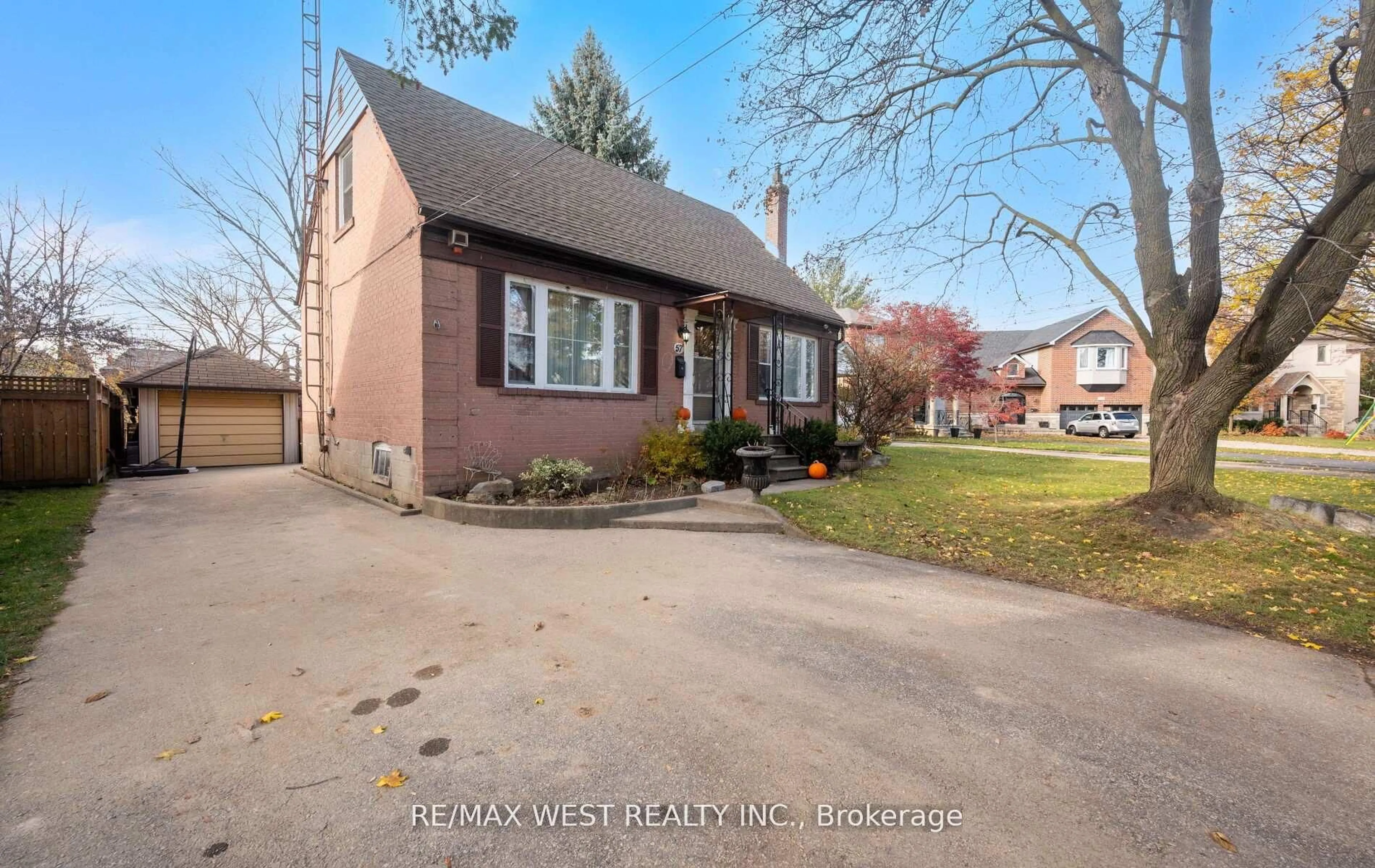 Home with brick exterior material, street for 57 Westglen Cres, Toronto Ontario M9B 4R2