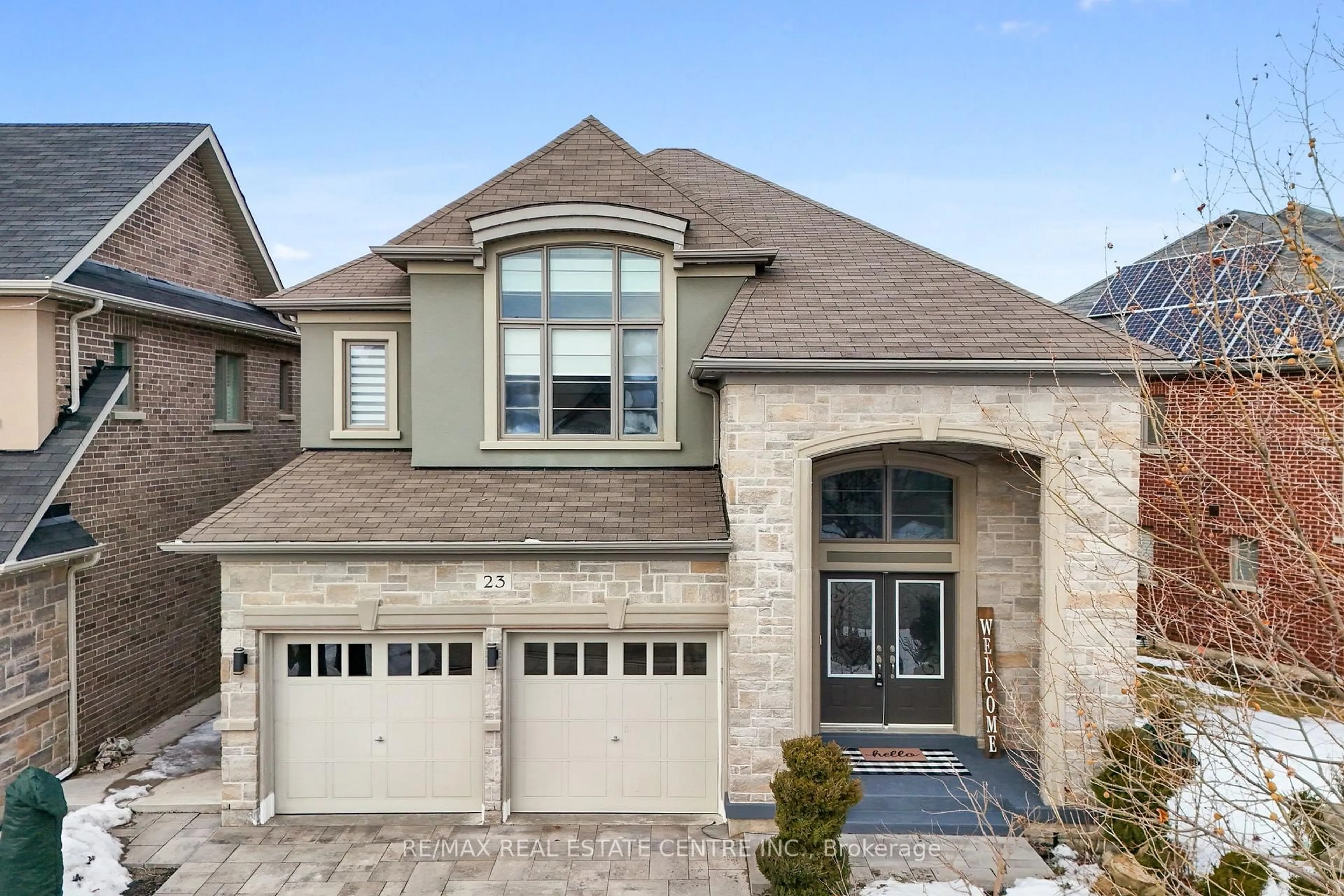 Home with brick exterior material, street for 23 Prairie Creek Cres, Brampton Ontario L6Y 6C9