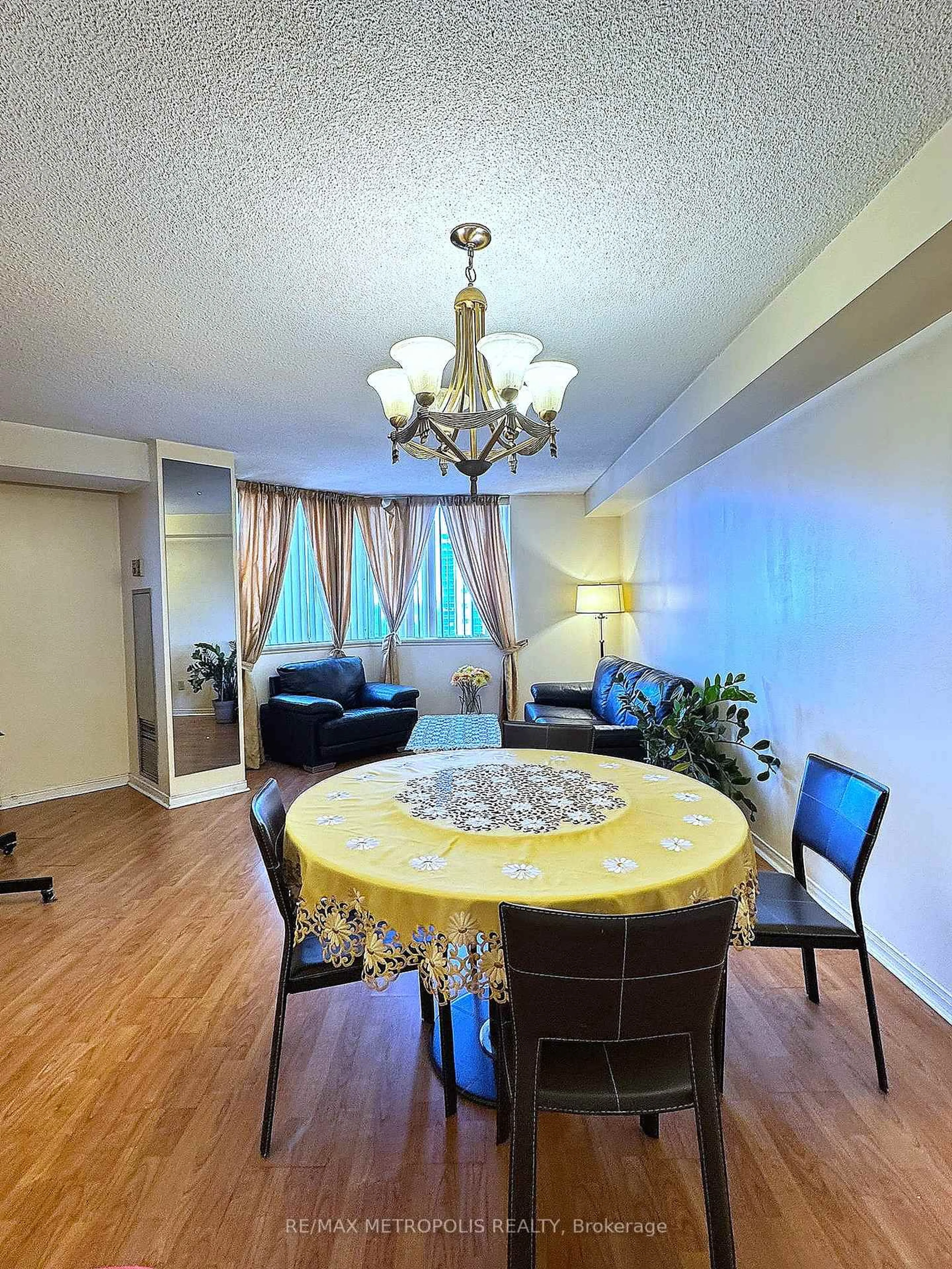 Dining room, wood/laminate floor for 234 Albion Rd #806, Toronto Ontario M9W 6A5