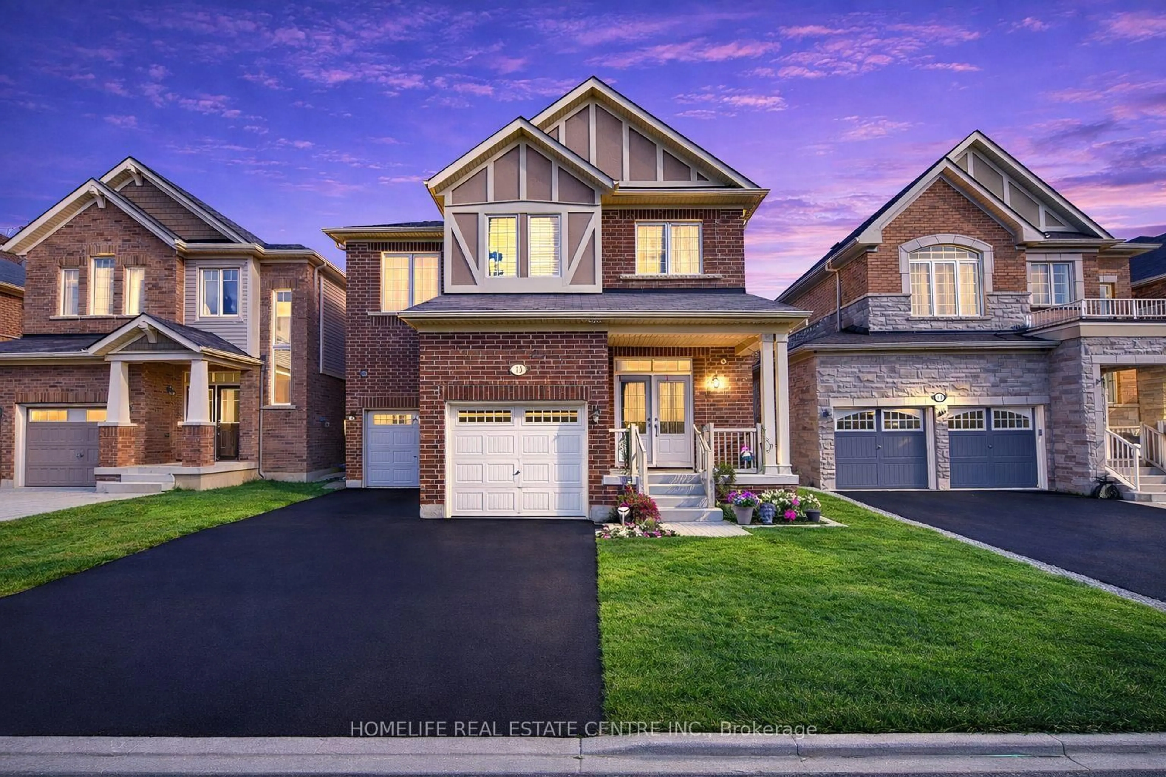 Home with brick exterior material, street for 13 Feeder St, Brampton Ontario L7A 4T7