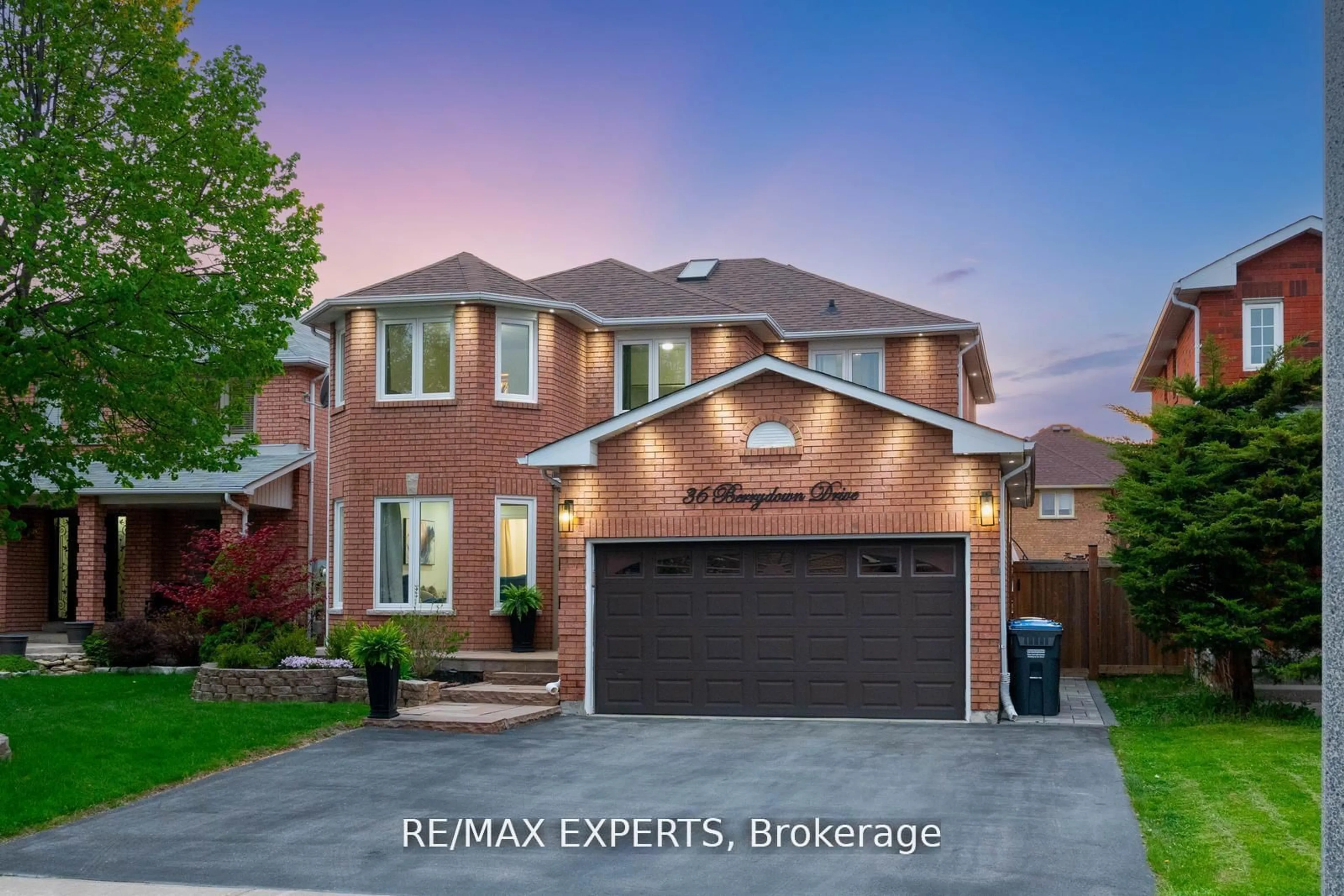 Home with brick exterior material, street for 36 Berrydown Dr, Caledon Ontario L7E 1P9