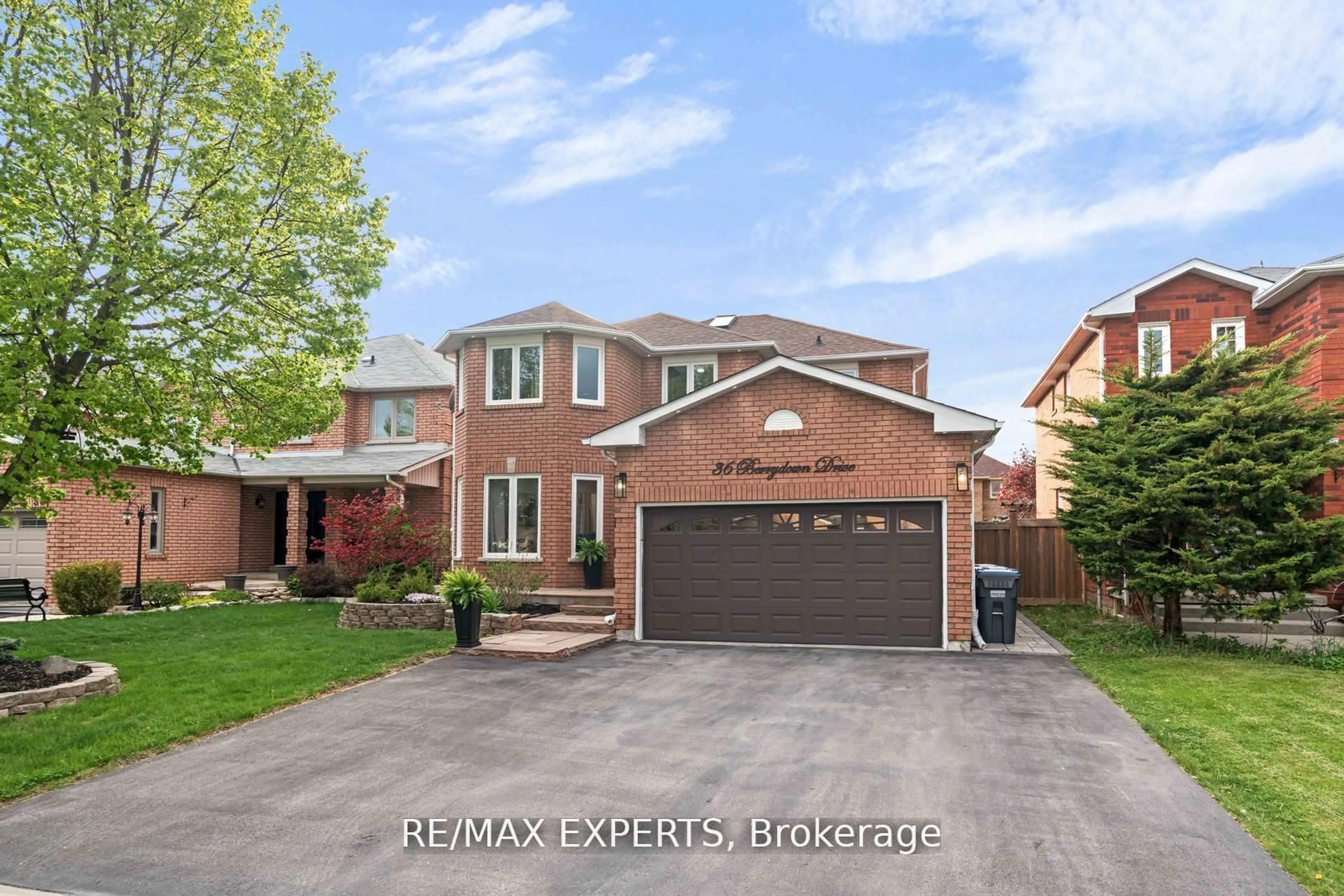Home with brick exterior material, street for 36 Berrydown Dr, Caledon Ontario L7E 1P9
