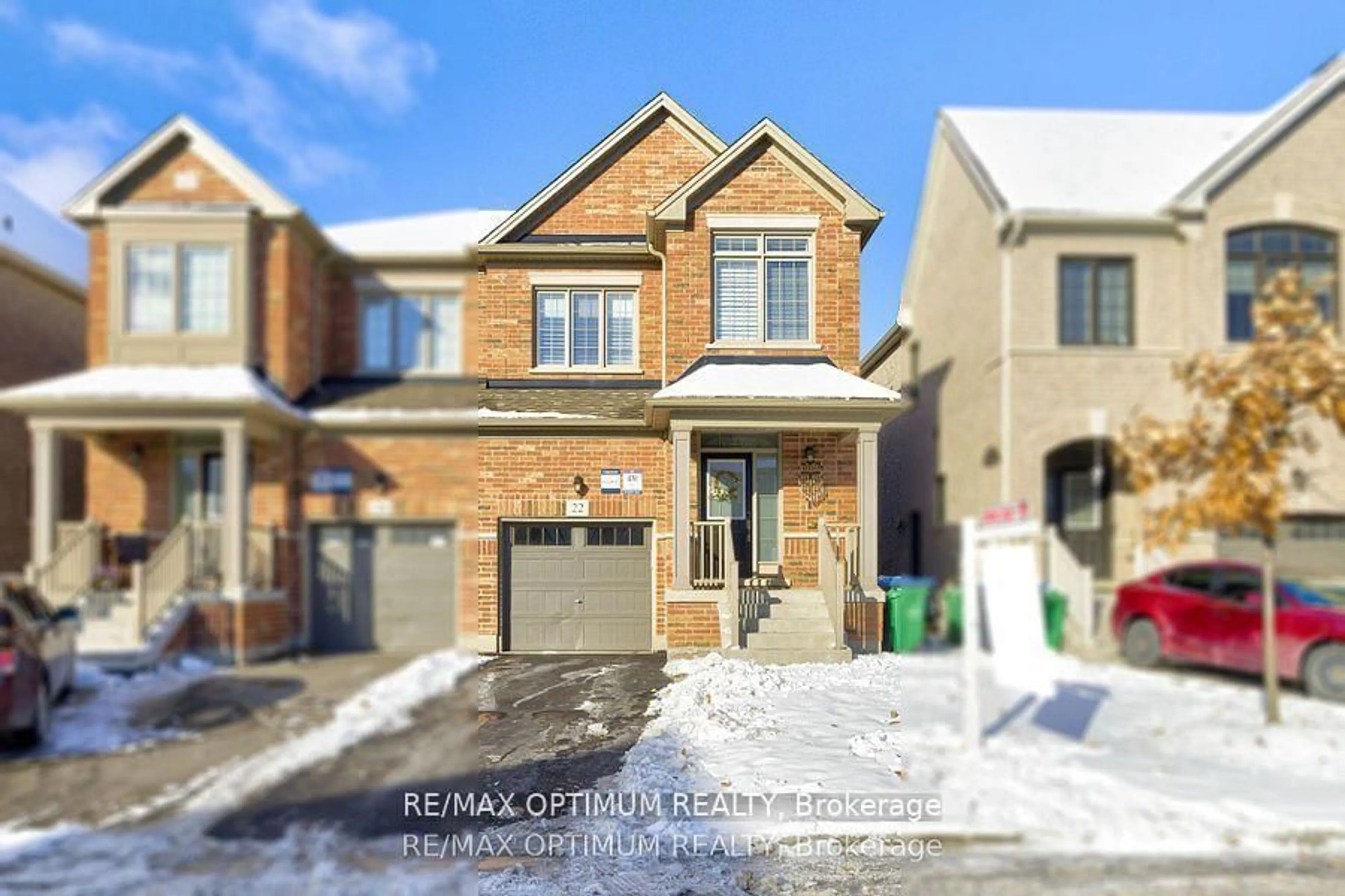 Home with brick exterior material, street for 22 Fordham Rd, Brampton Ontario L6Y 6K2