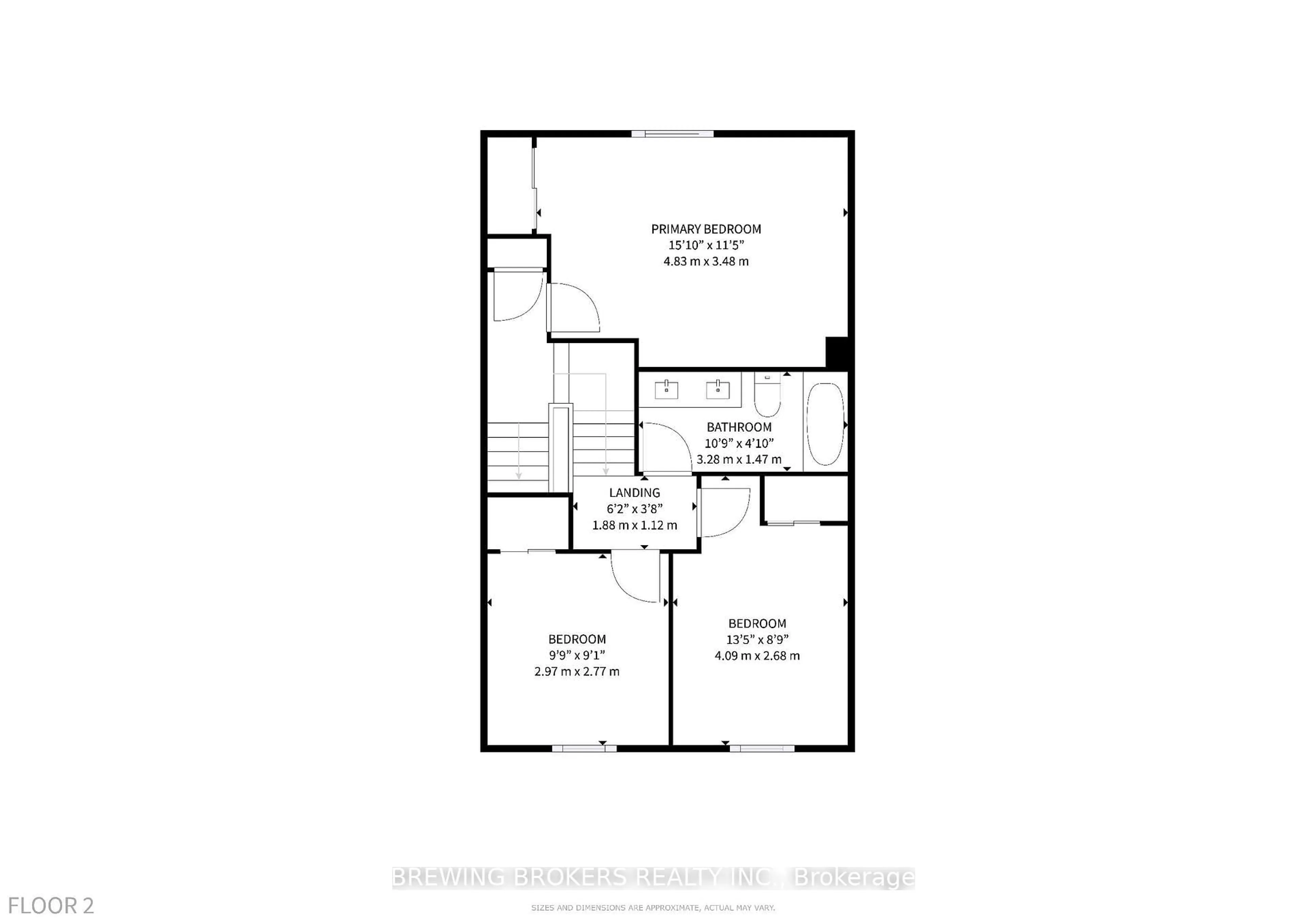 Floor plan for 7255 Dooley Dr #29, Mississauga Ontario L4T 2S7