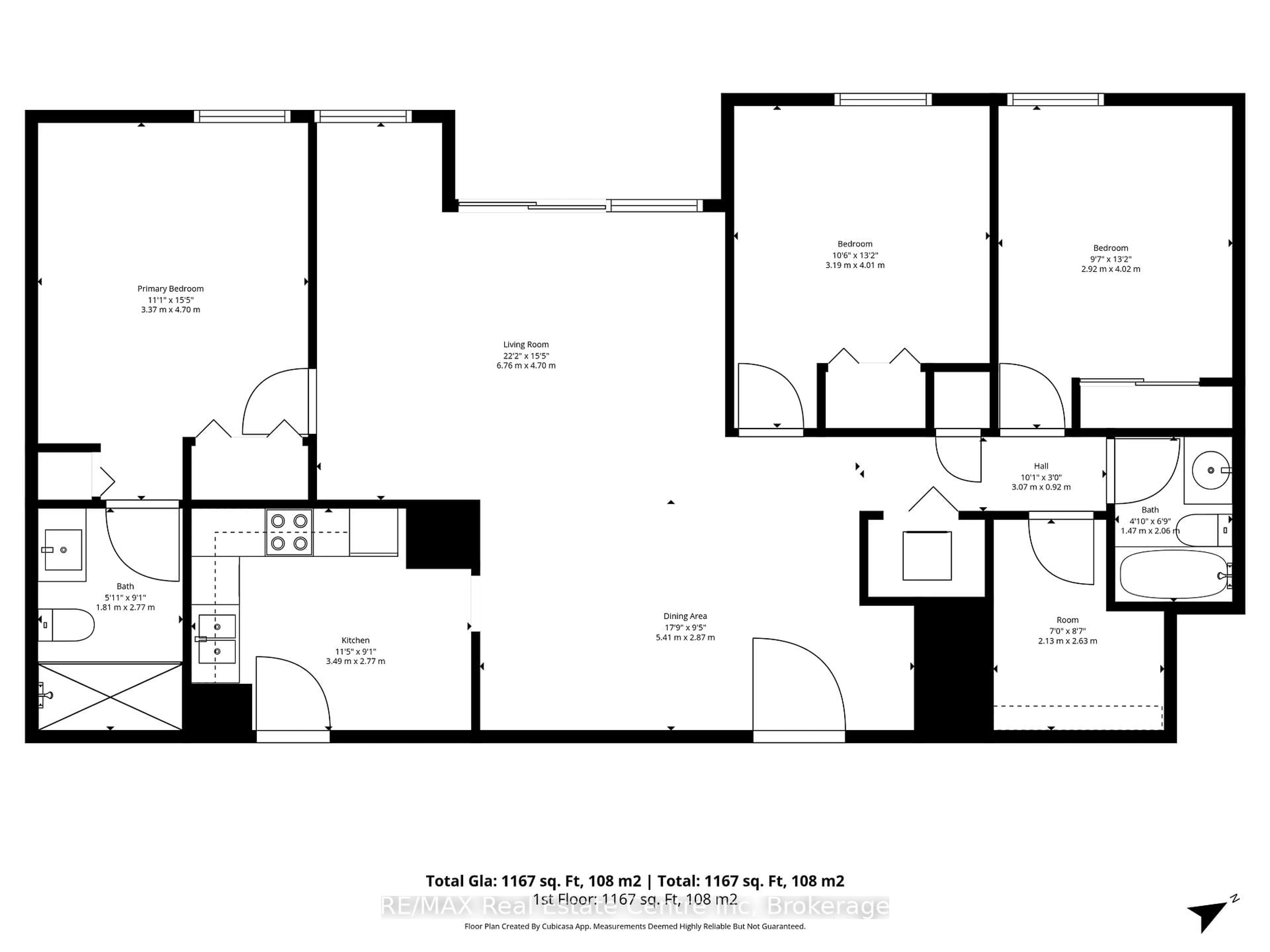 Floor plan for 20 Mississauga Valley Blvd #1204, Mississauga Ontario L5A 3S1