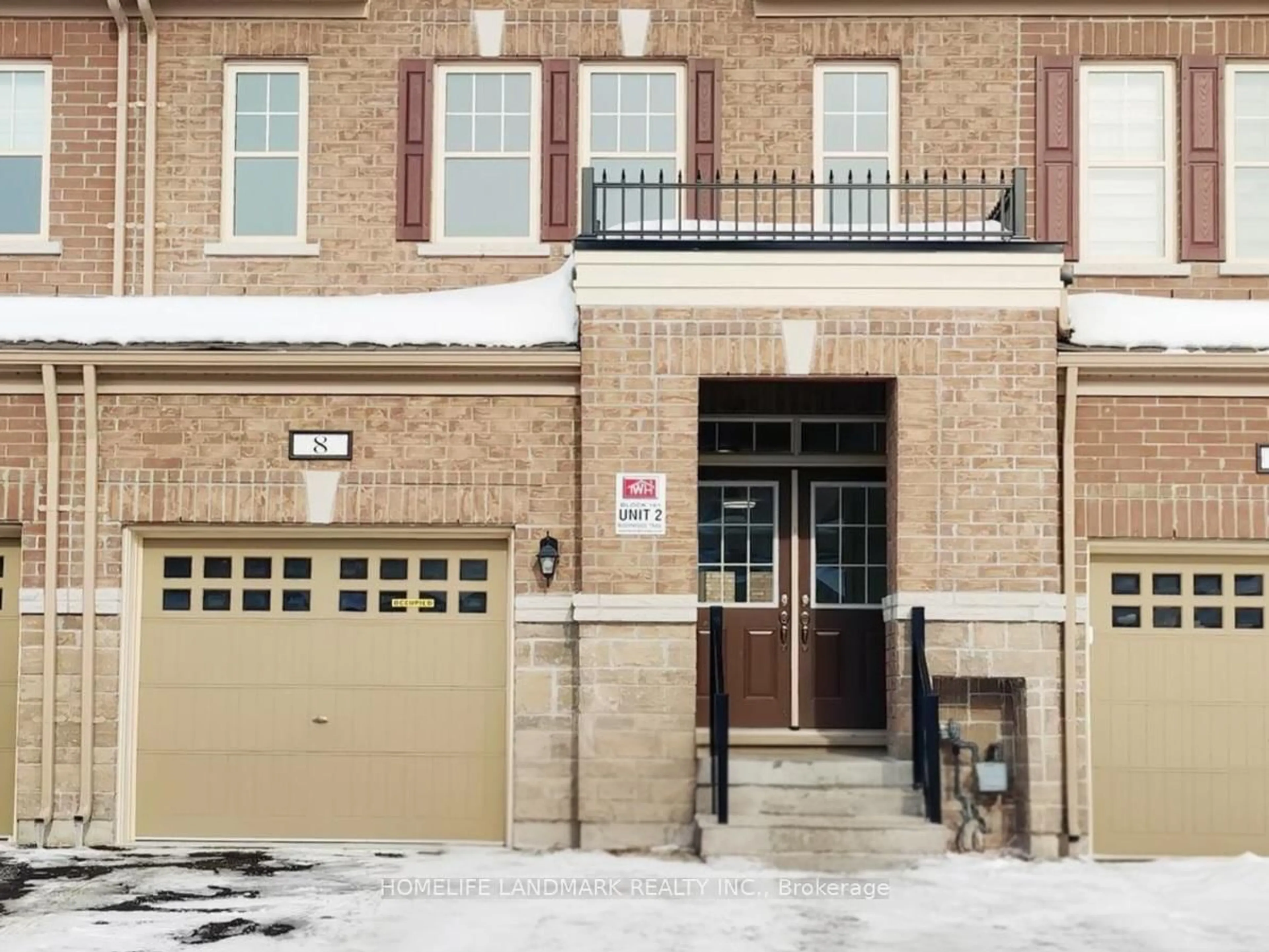 Home with brick exterior material, street for 8 Bushwood Tr, Brampton Ontario L7A 5J7